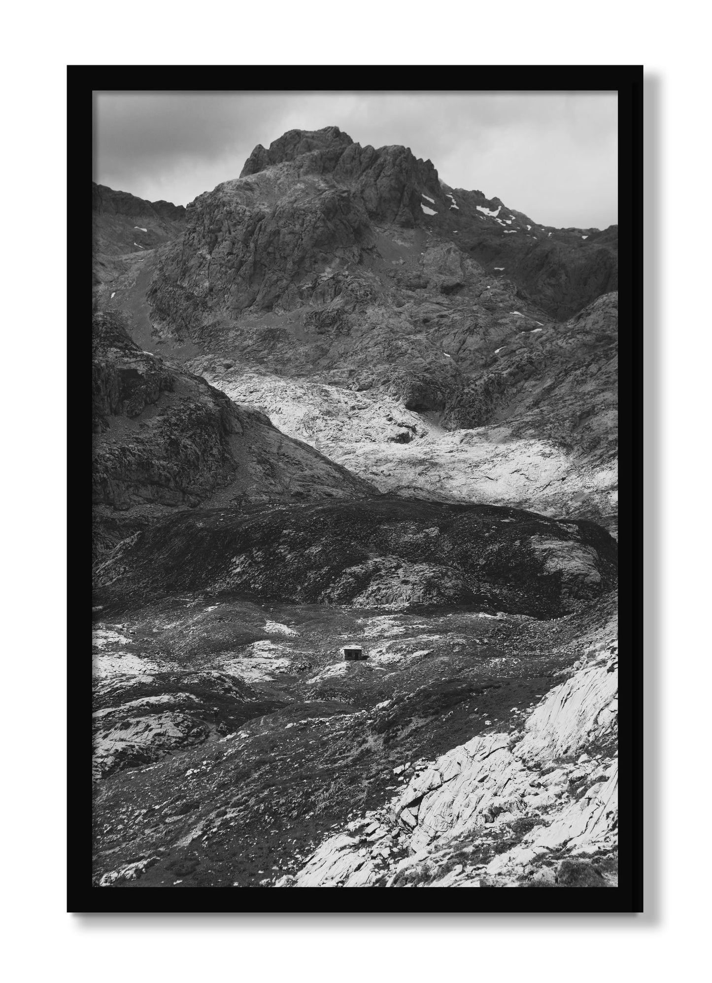 Framed photograph of Isolation by Dylan Ozanich, Black frame, Full Bleed