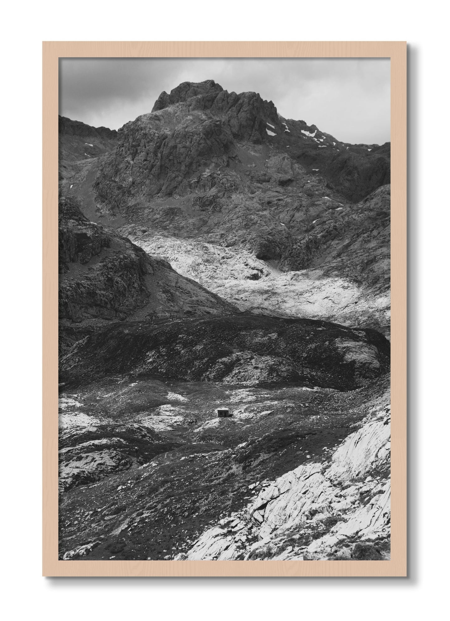 Framed photograph of Isolation by Dylan Ozanich, Maple frame, Full Bleed