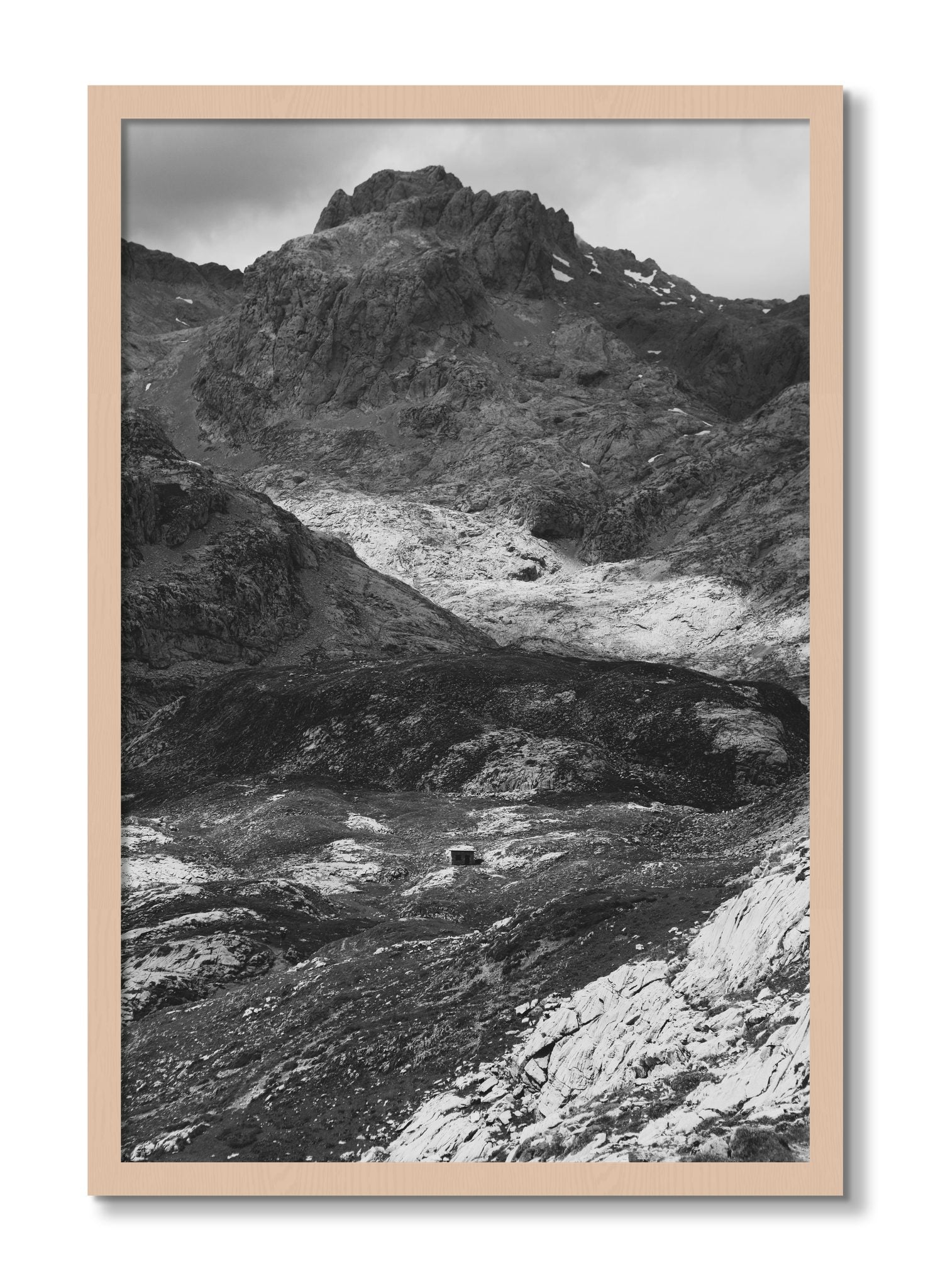Framed photograph of Isolation by Dylan Ozanich, Maple frame, Full Bleed