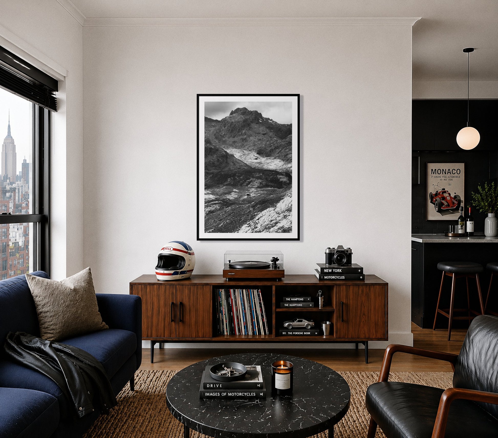 Framed photograph of Isolation by Dylan Ozanich displayed on a wall