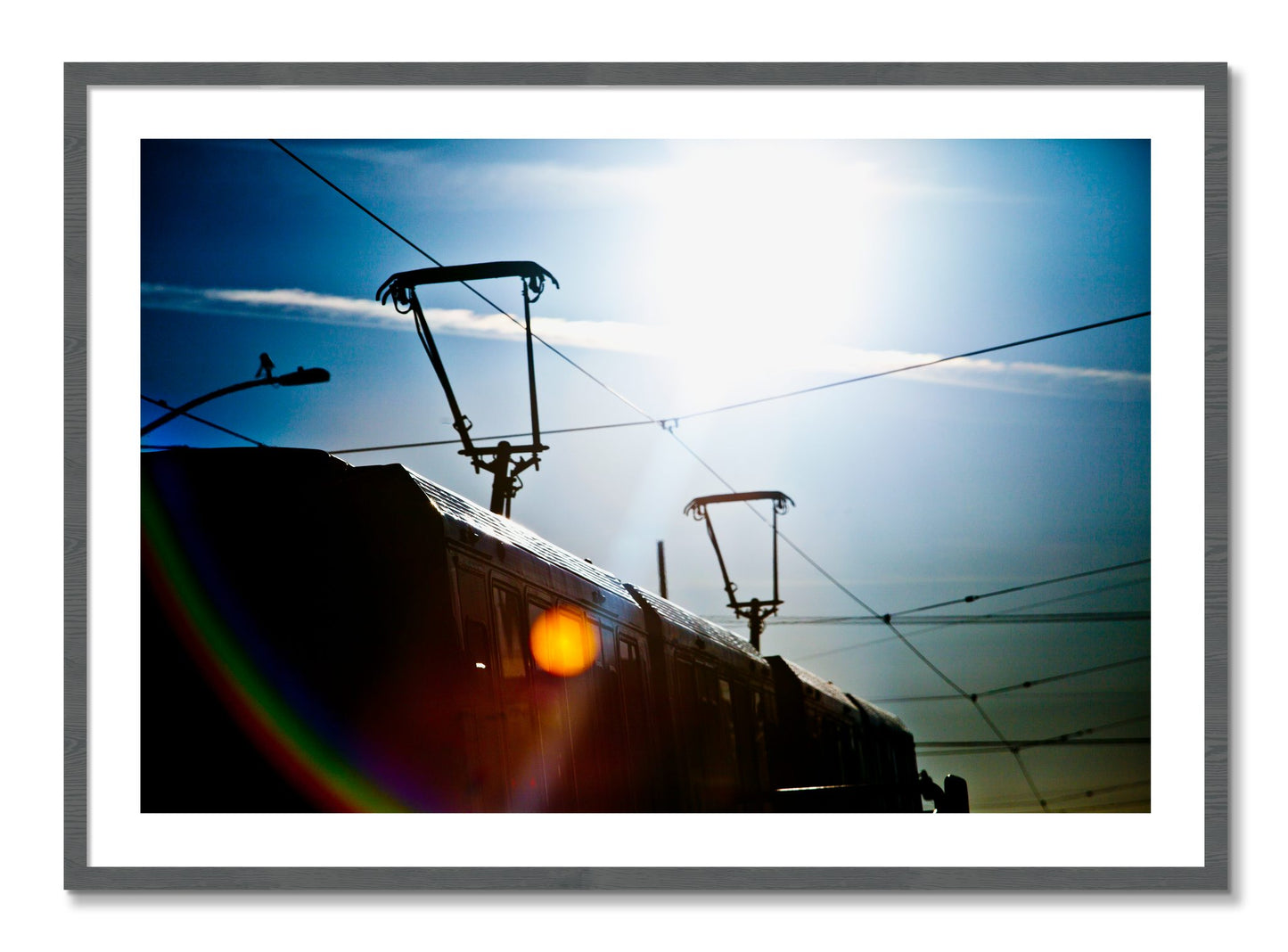 Framed photograph of Judah NLine by Dylan Ozanich, Grey frame, Borders