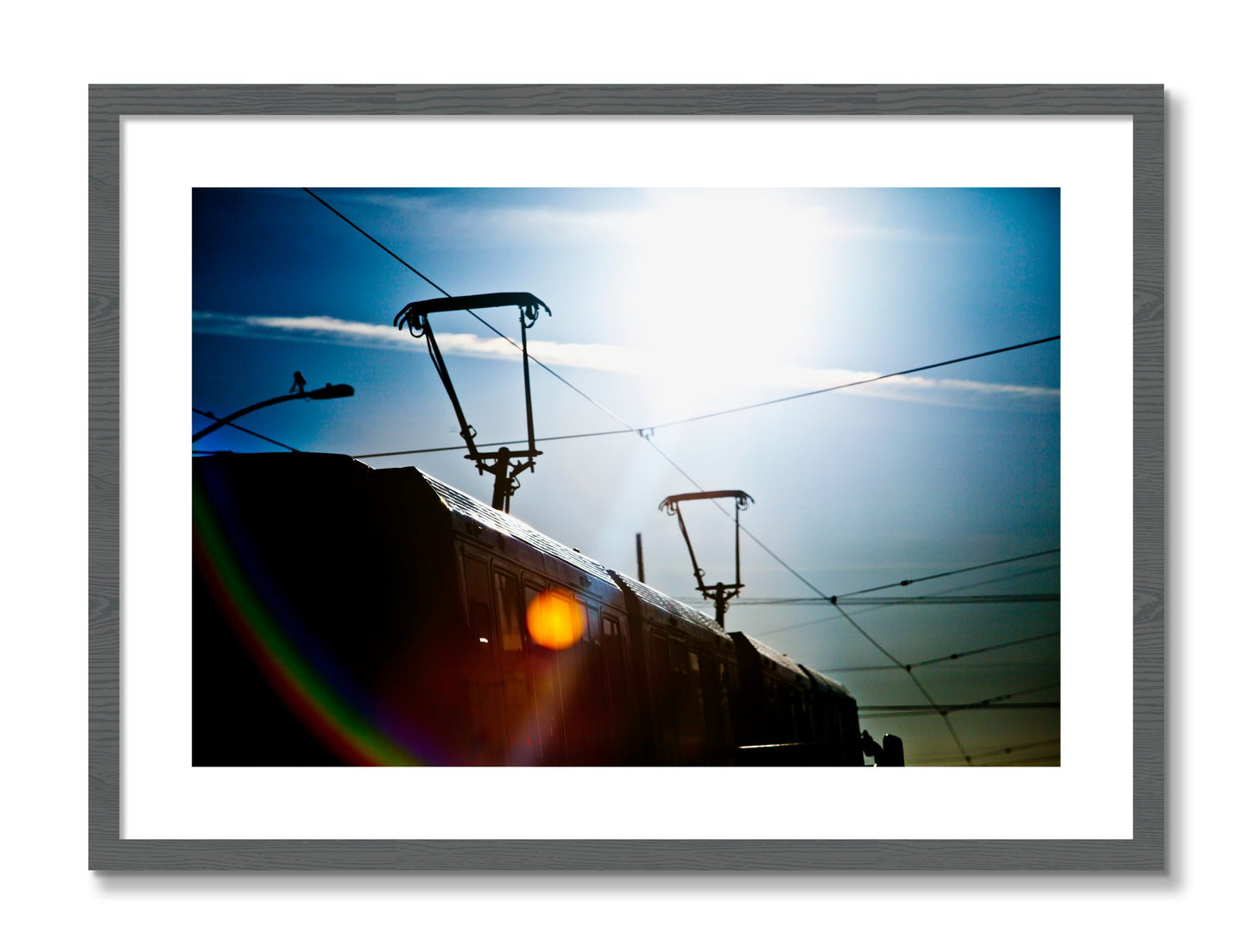 Framed photograph of Judah NLine by Dylan Ozanich, Grey frame, Borders
