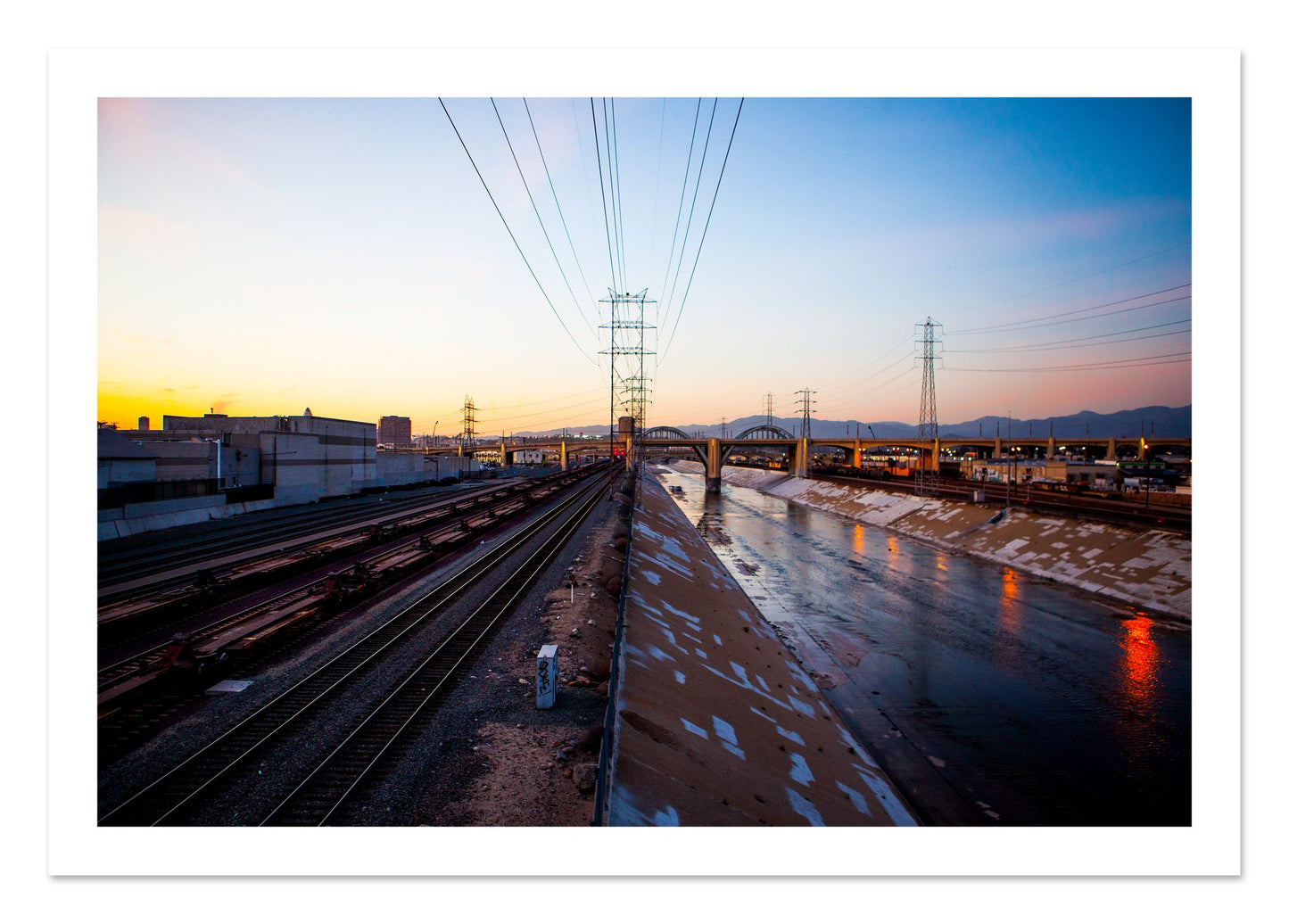 Fine art print of LARiver by Dylan Ozanich, unframed