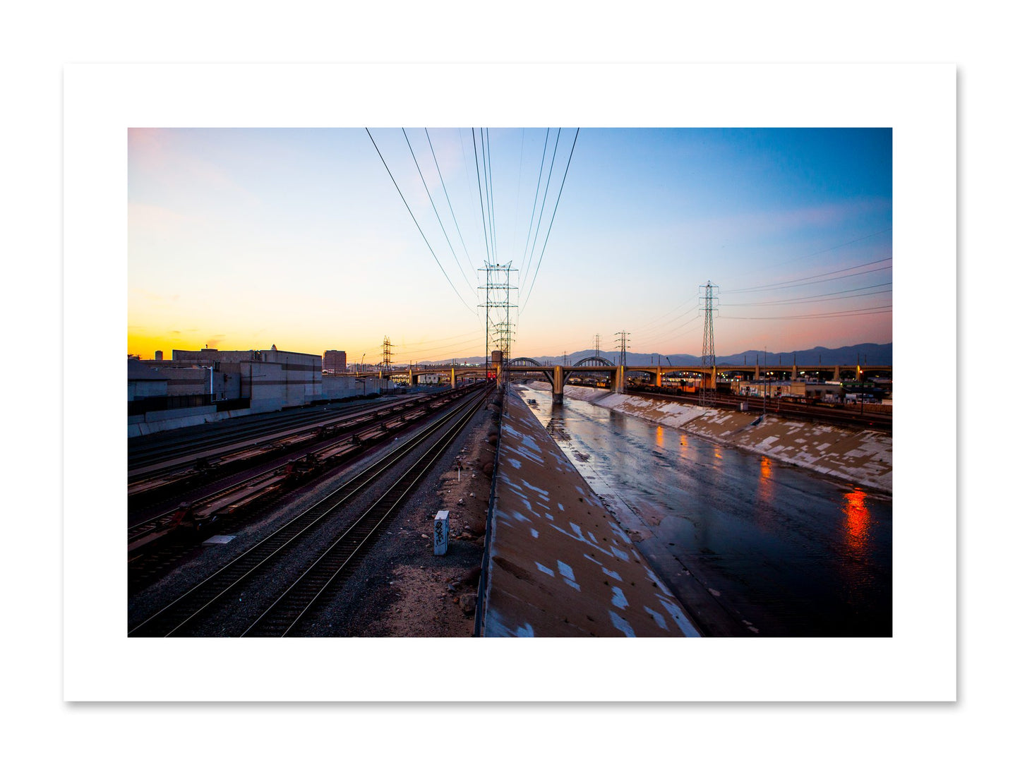Fine art print of LARiver by Dylan Ozanich, unframed