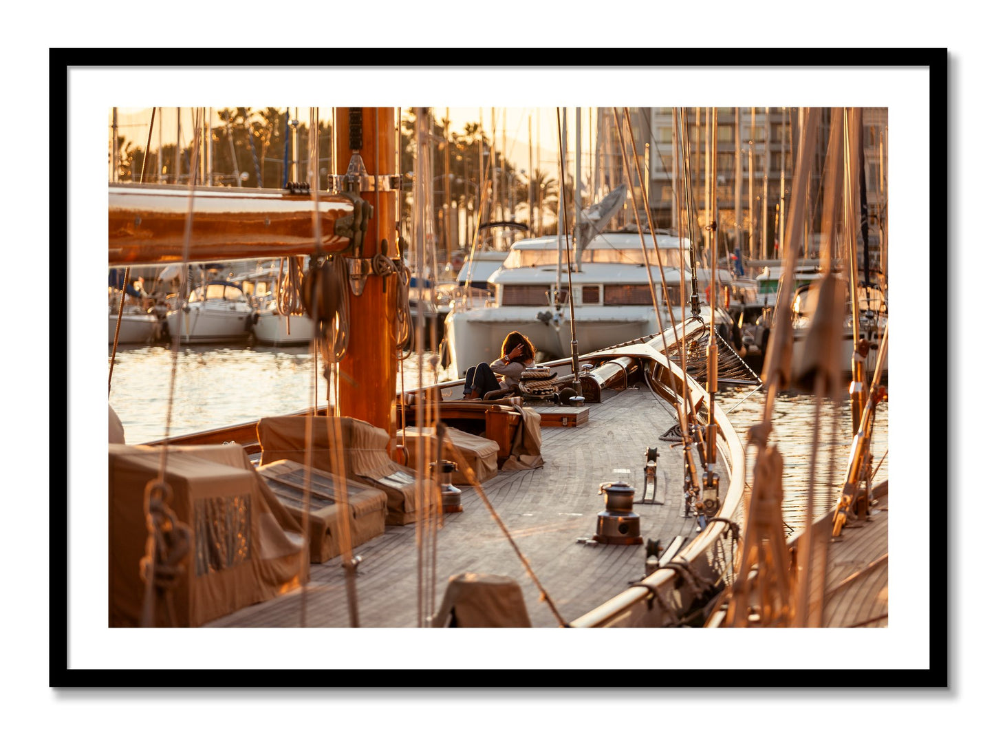 Framed photograph of Living by Dylan Ozanich, Black frame, Borders