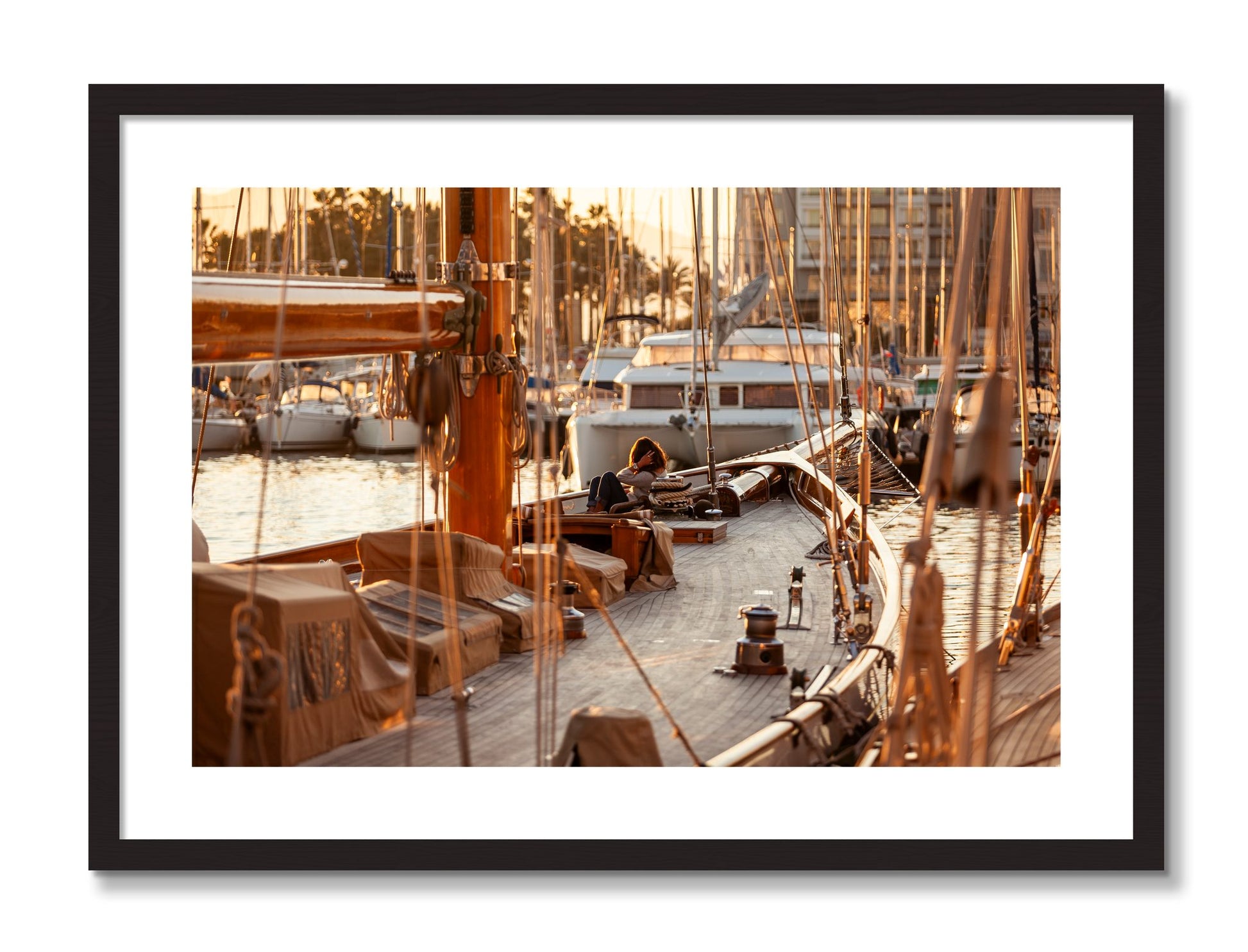 Framed photograph of Living by Dylan Ozanich, Black frame, Borders
