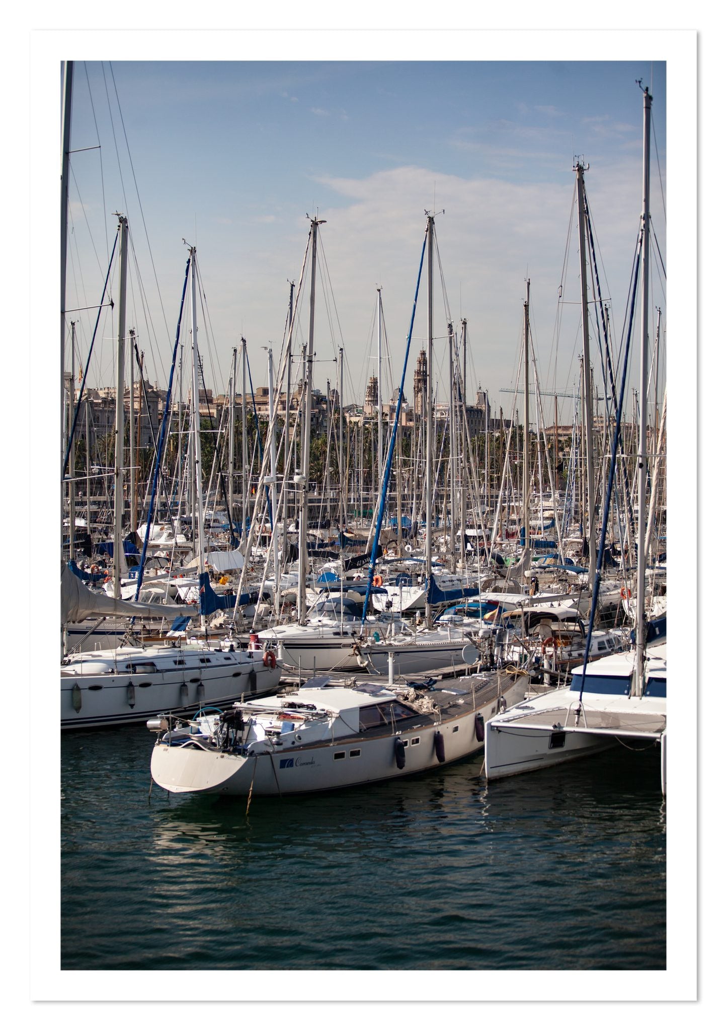 Fine art print of Marina Nice France by Dylan Ozanich, unframed