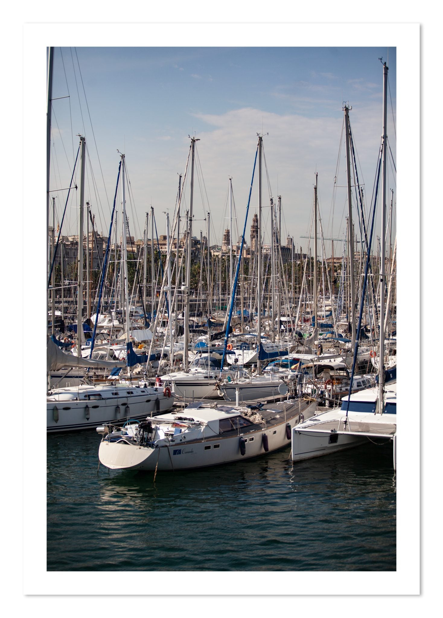 Fine art print of Marina Nice France by Dylan Ozanich, unframed