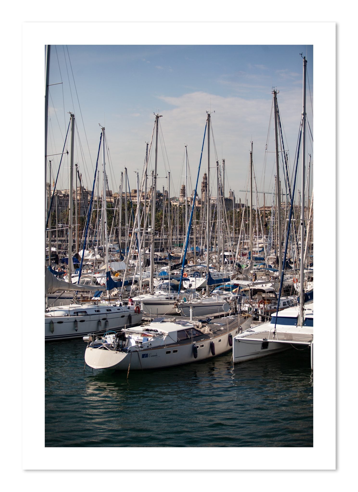 Fine art print of Marina Nice France by Dylan Ozanich, unframed