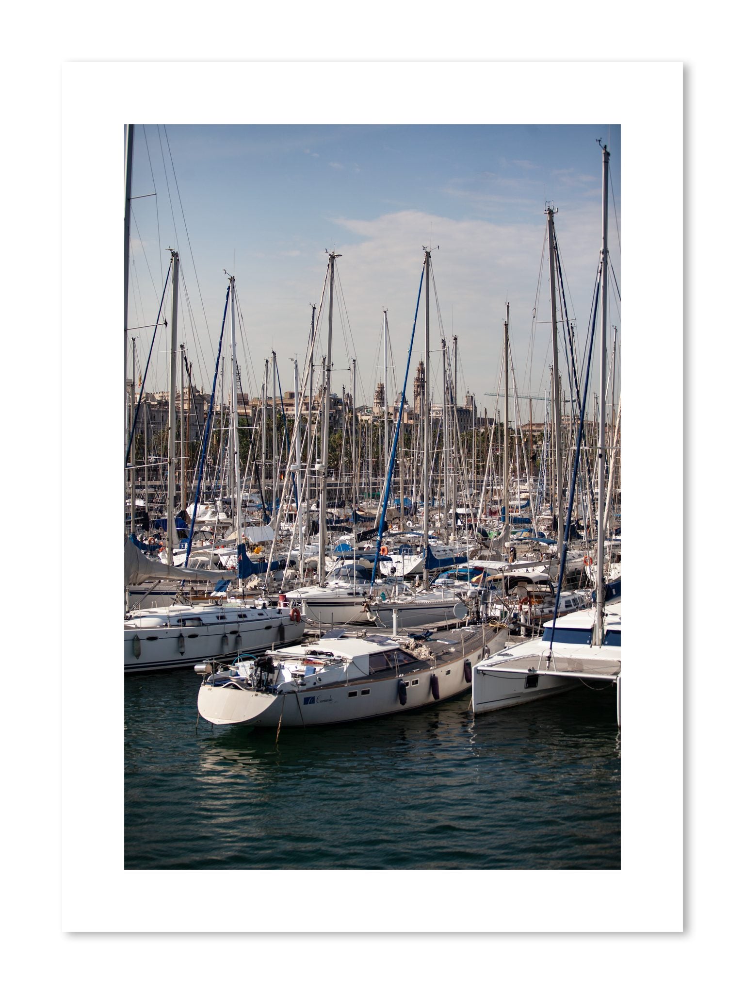 Fine art print of Marina Nice France by Dylan Ozanich, unframed