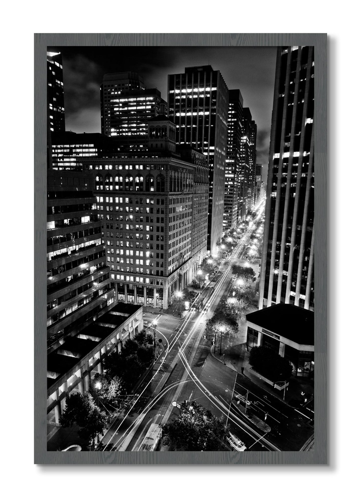 Framed photograph of Market by Dylan Ozanich, Grey frame, Full Bleed
