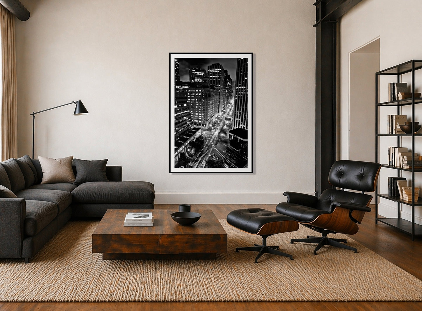 Framed photograph of Market by Dylan Ozanich displayed on a wall