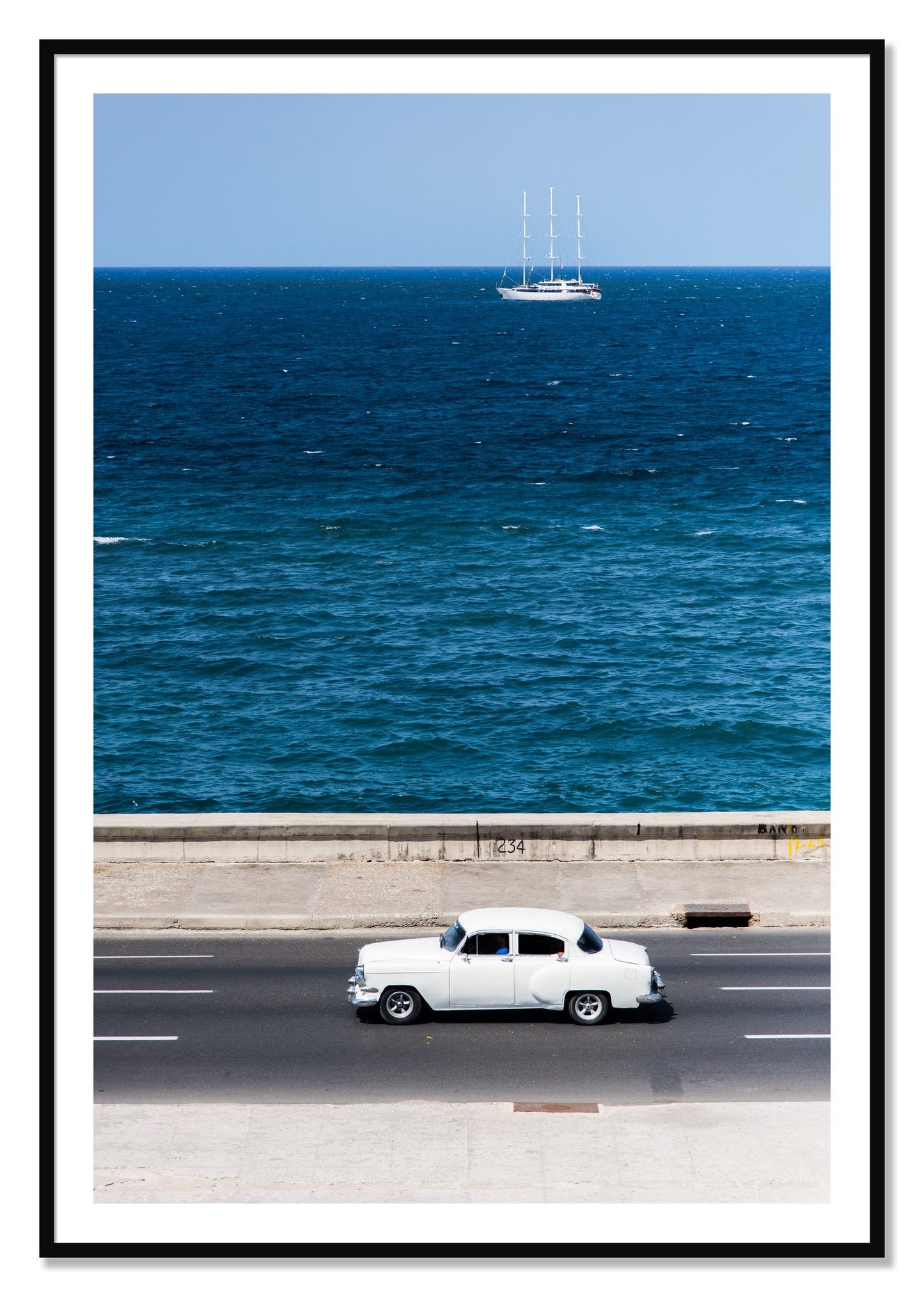 Framed photograph of Melacon by Dylan Ozanich, Black frame, Borders