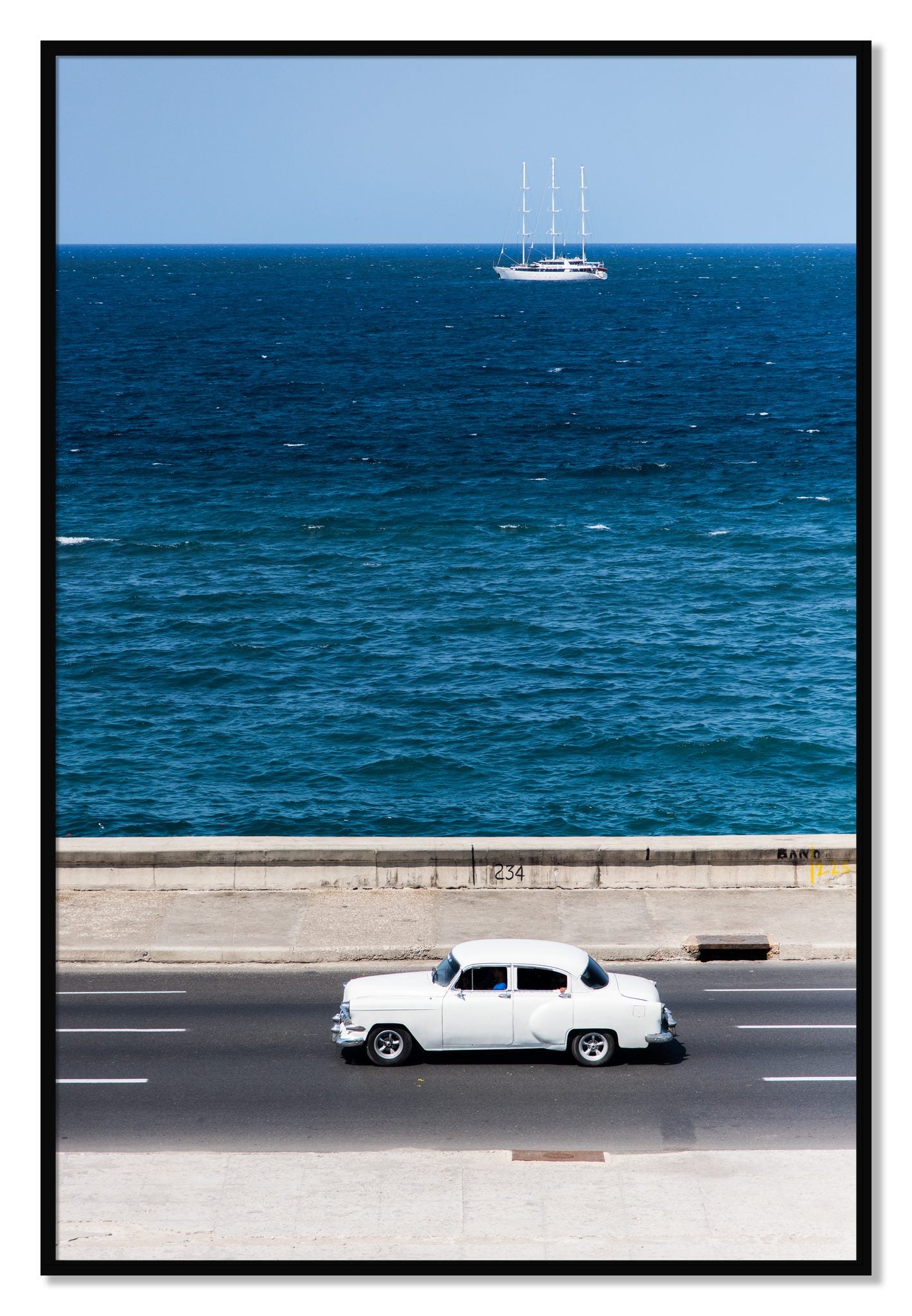 Framed photograph of Melacon by Dylan Ozanich, Black frame, Full Bleed