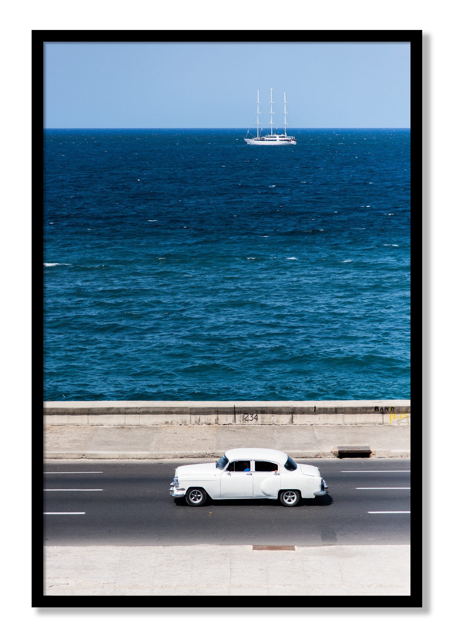 Framed photograph of Melacon by Dylan Ozanich, Black frame, Full Bleed