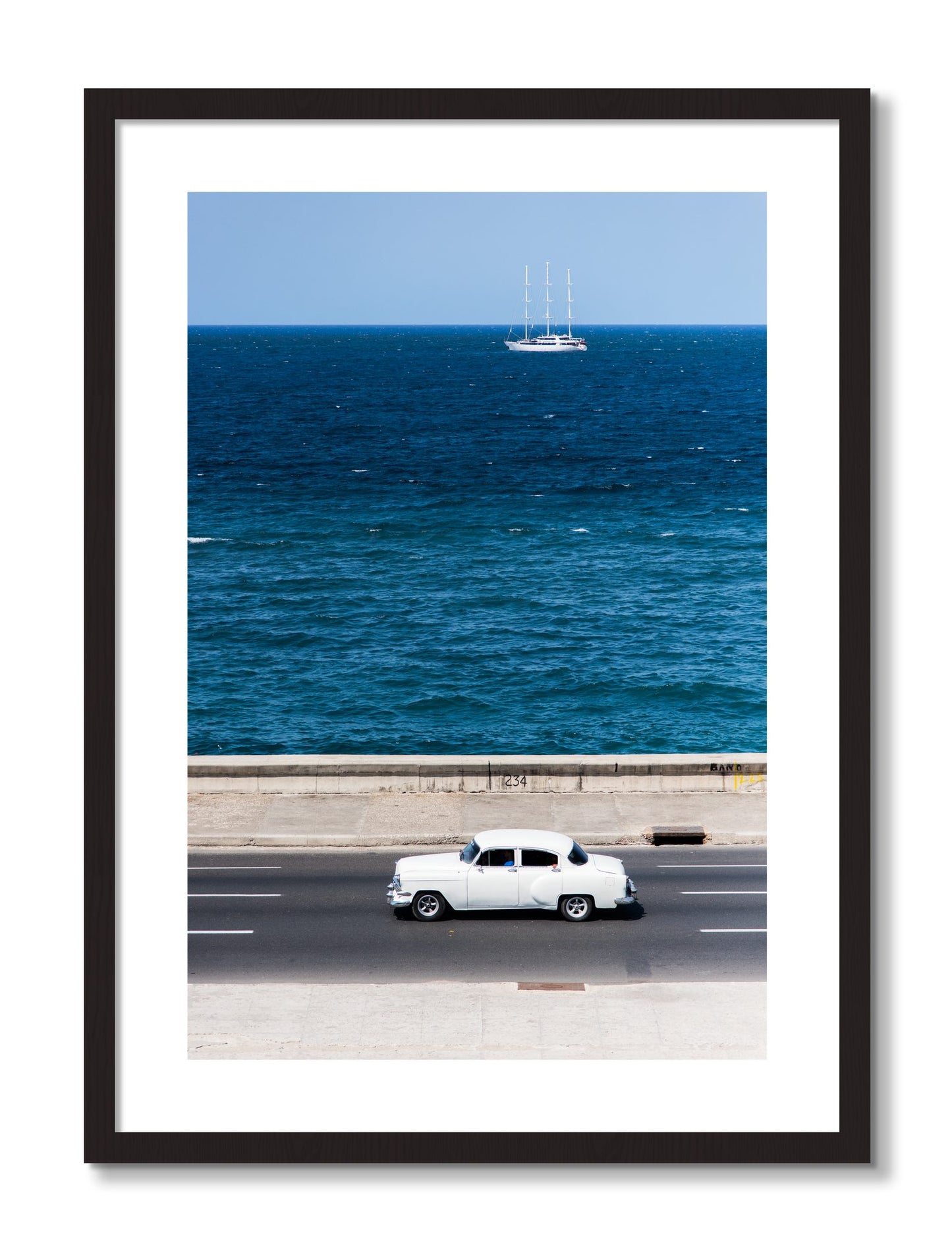 Framed photograph of Melacon by Dylan Ozanich, Black frame, Borders