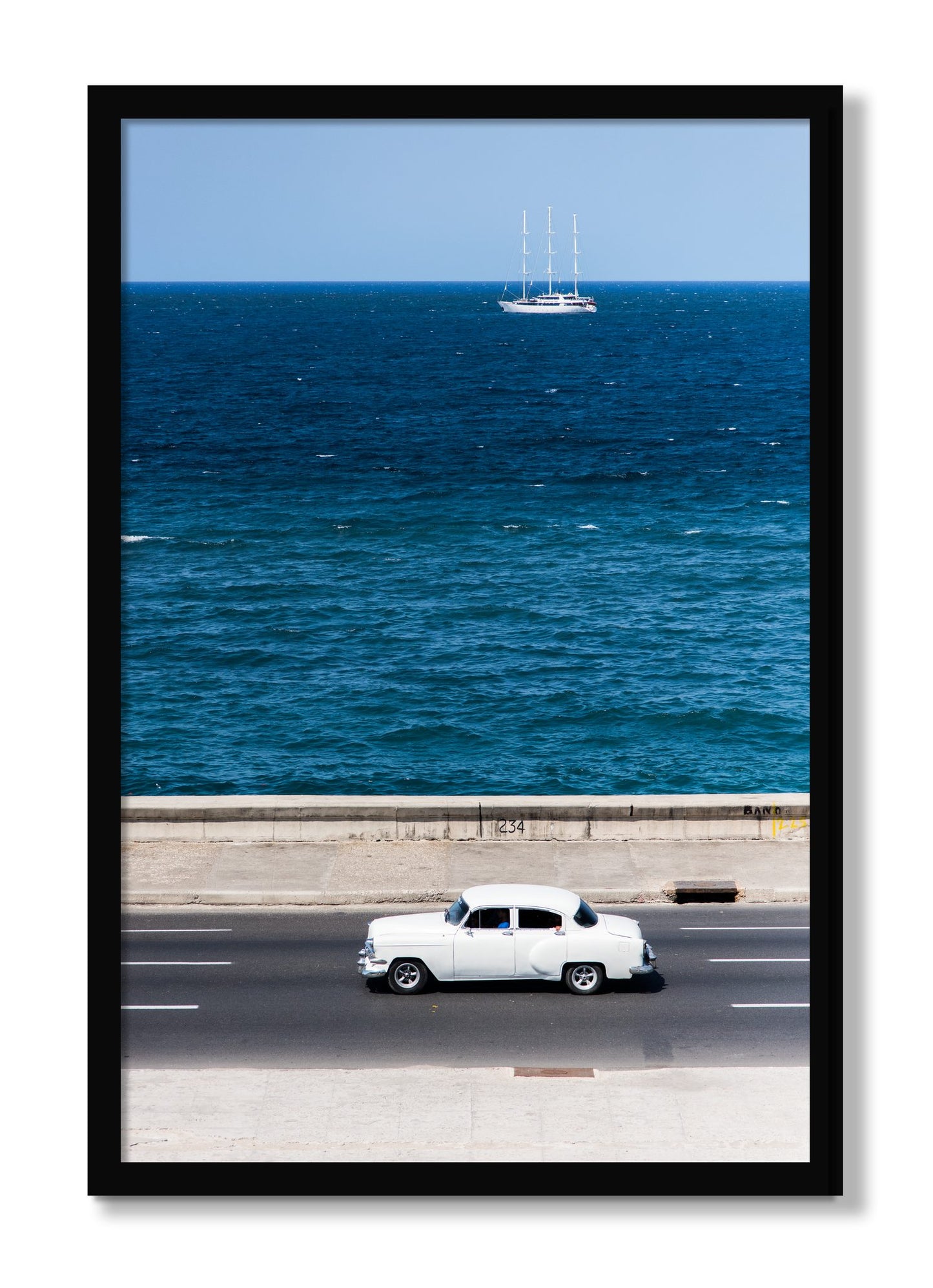 Framed photograph of Melacon by Dylan Ozanich, Black frame, Full Bleed