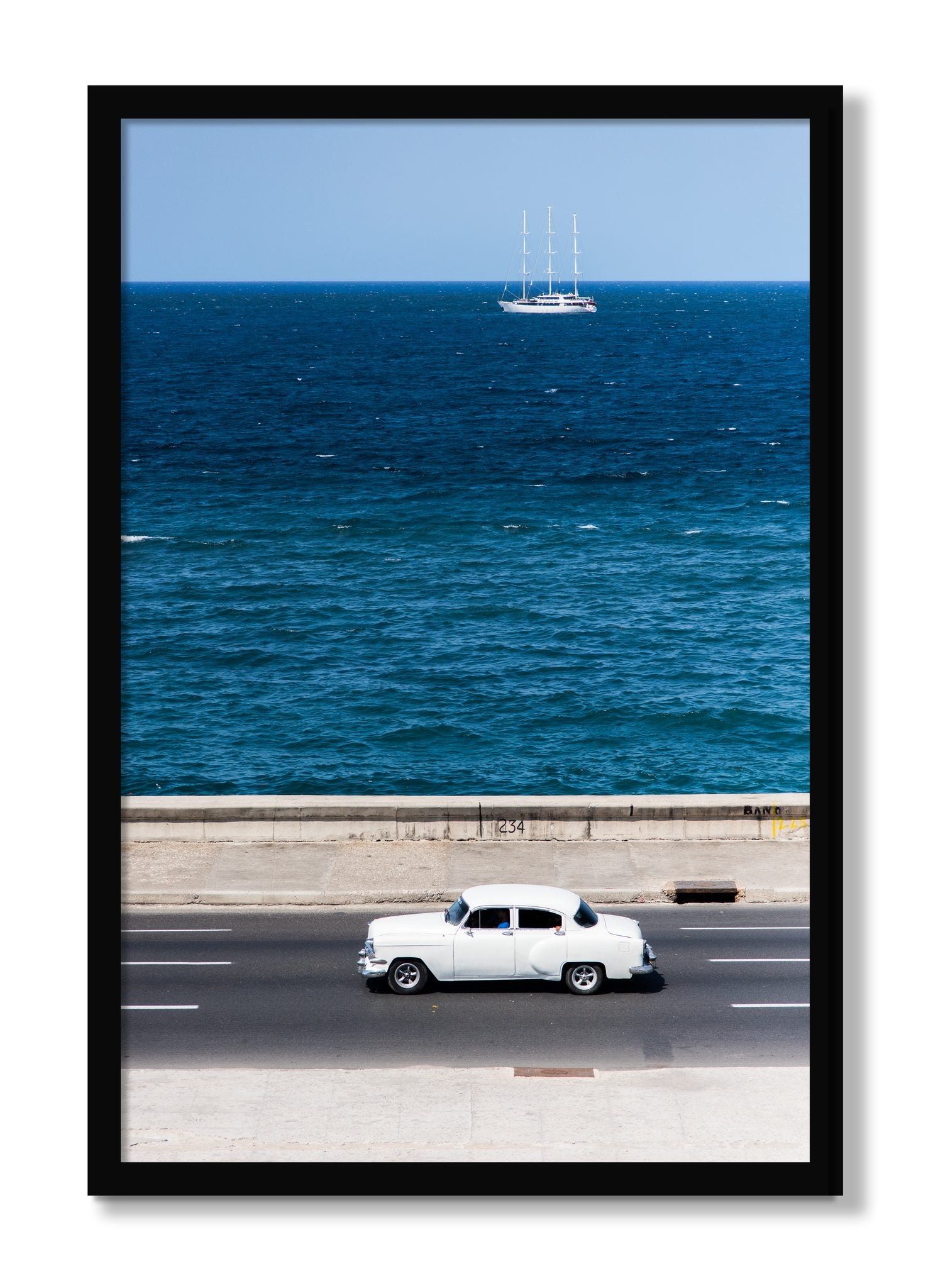 Framed photograph of Melacon by Dylan Ozanich, Black frame, Full Bleed