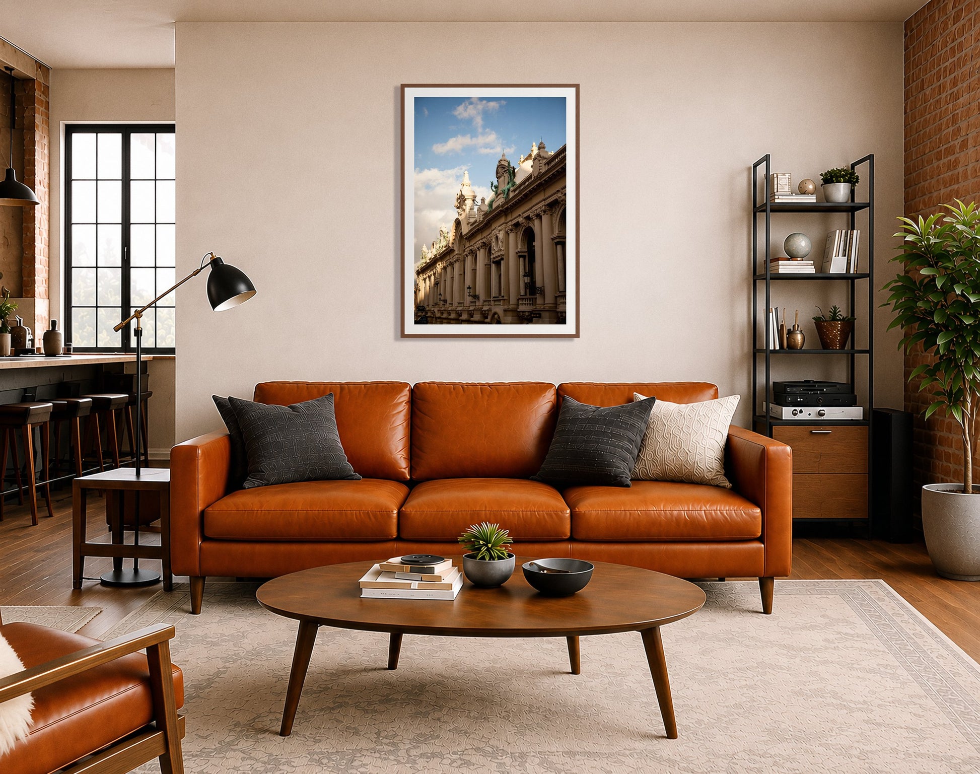 Framed photograph of Monoco by Dylan Ozanich displayed on a wall