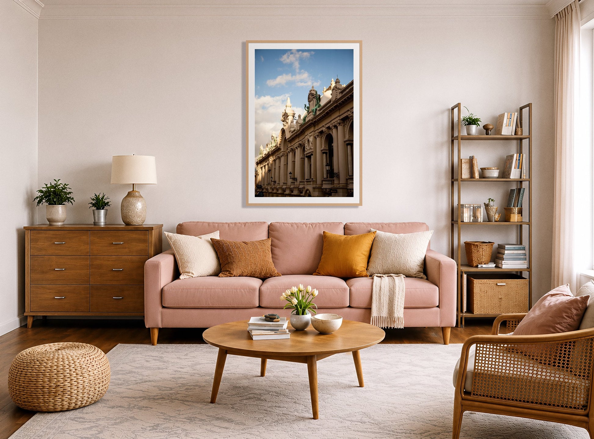 Framed photograph of Monoco by Dylan Ozanich displayed on a wall