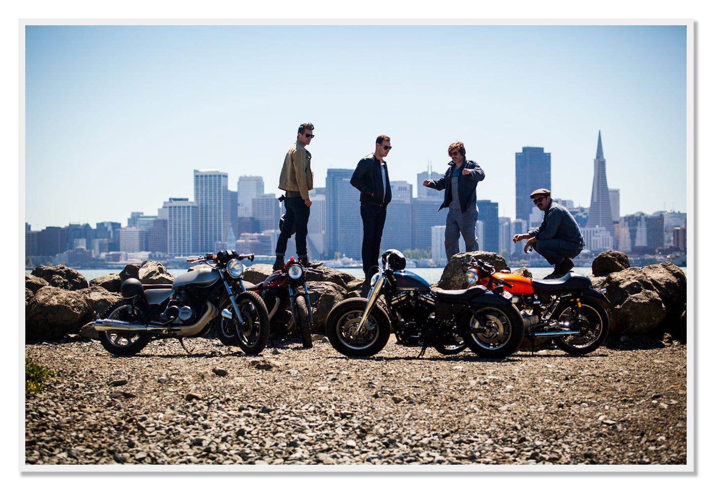 Never Fast Enough by Dylan Ozanich, 48×72 Full Bleed Print in a White frame