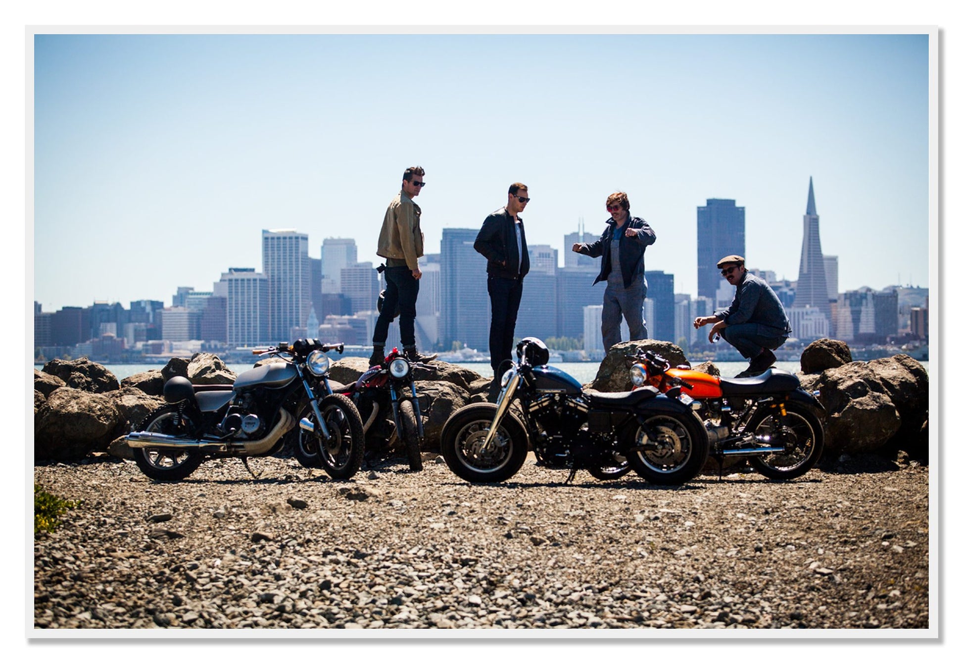 Never Fast Enough by Dylan Ozanich, 48×72 Full Bleed Print in a White frame