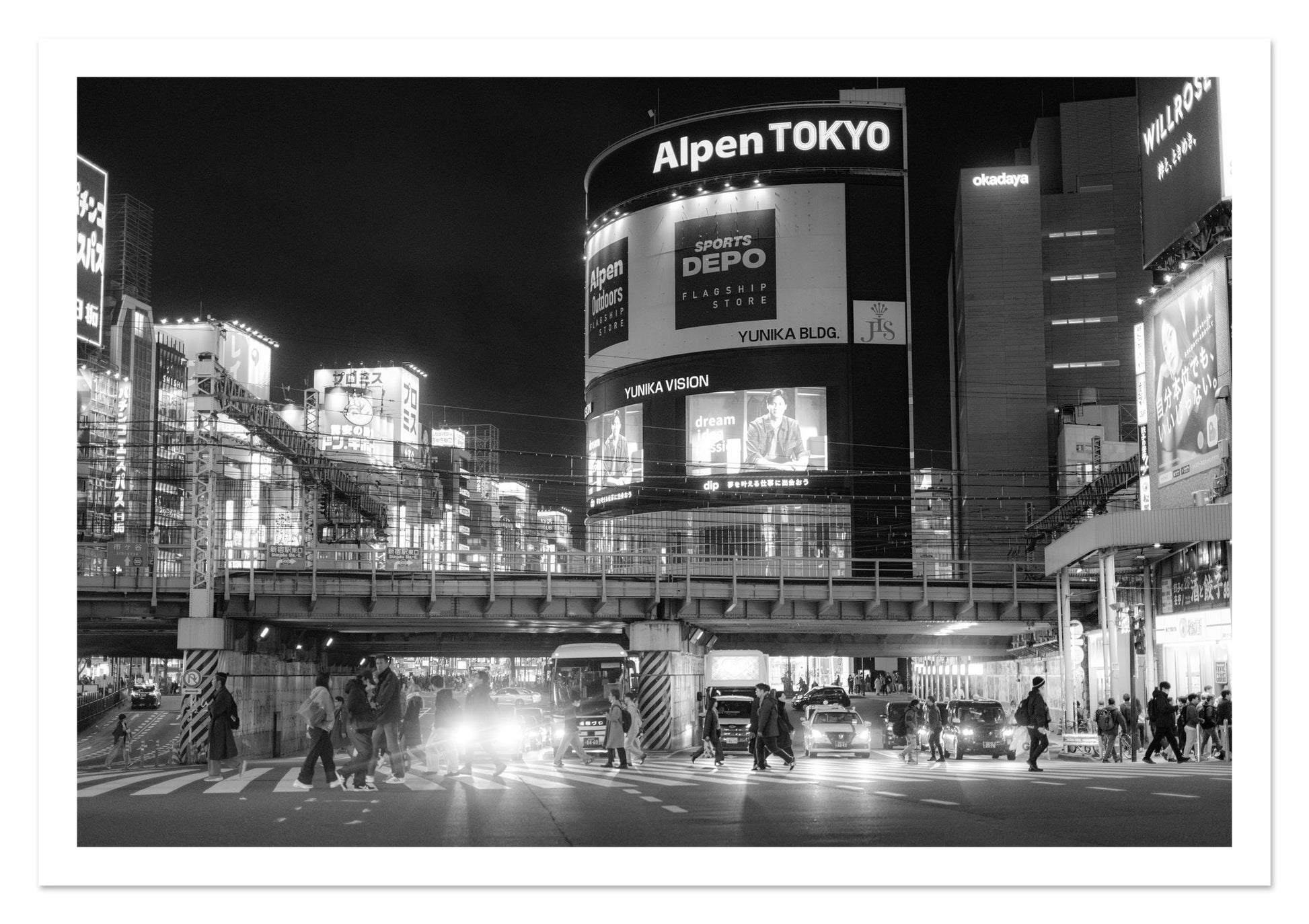 Fine art print of Night In Tokyo by Dylan Ozanich, unframed