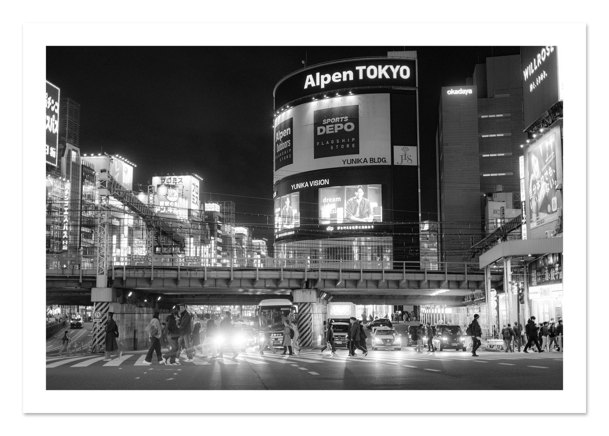 Fine art print of Night In Tokyo by Dylan Ozanich, unframed