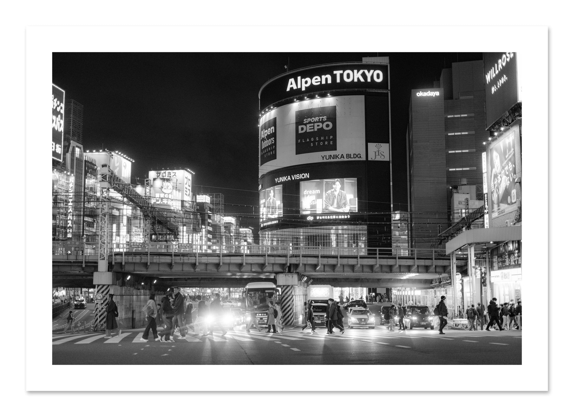 Fine art print of Night In Tokyo by Dylan Ozanich, unframed