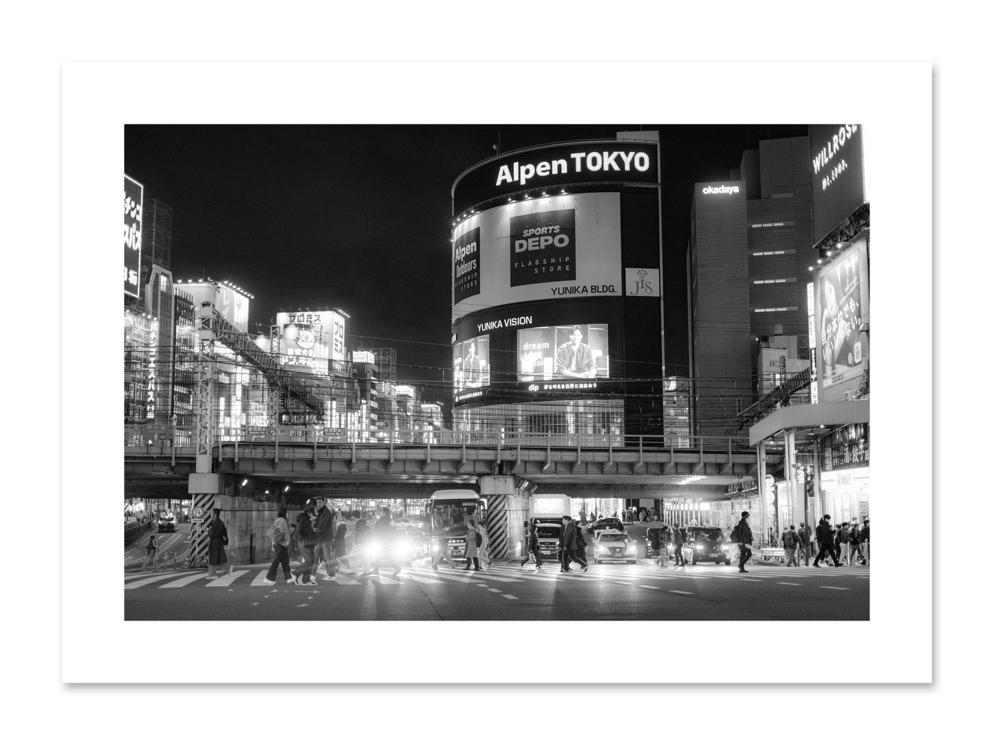 Fine art print of Night In Tokyo by Dylan Ozanich, unframed