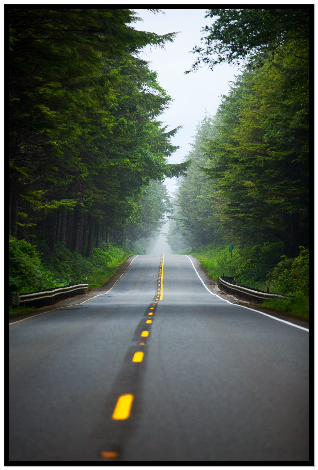 North West by Dylan Ozanich, 48×72 Full Bleed Print in a Black frame