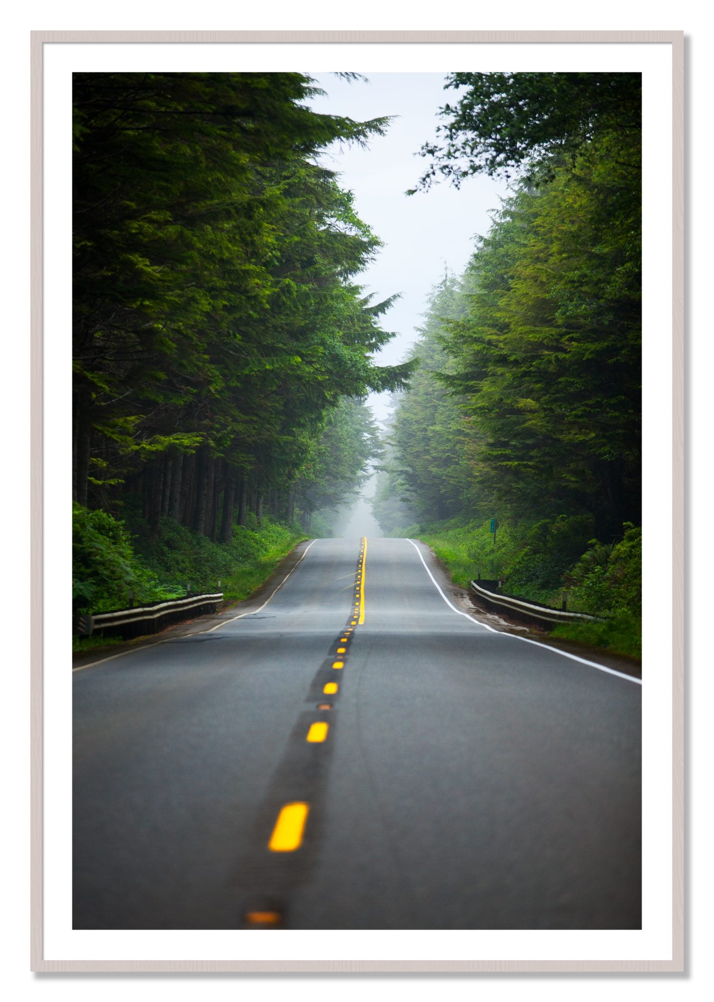 Framed photograph of North West by Dylan Ozanich, White Maple frame, Borders