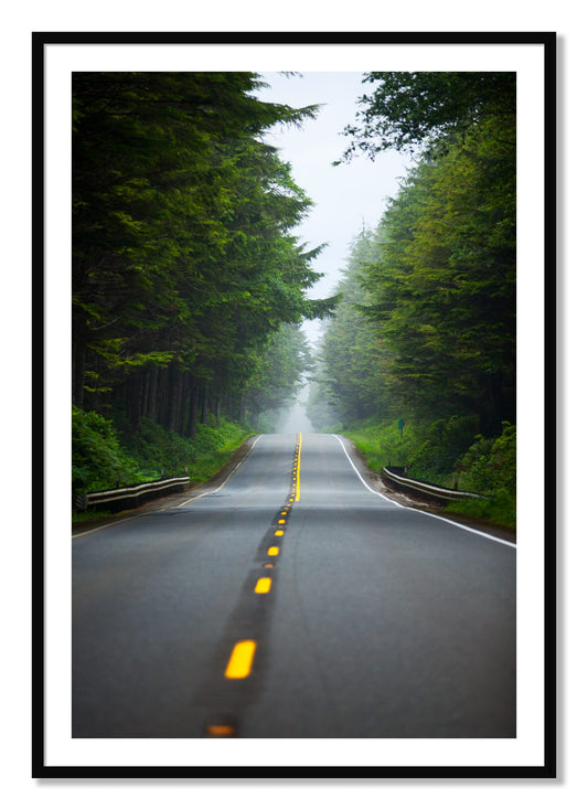 Framed photograph of North West by Dylan Ozanich, Black frame, Borders
