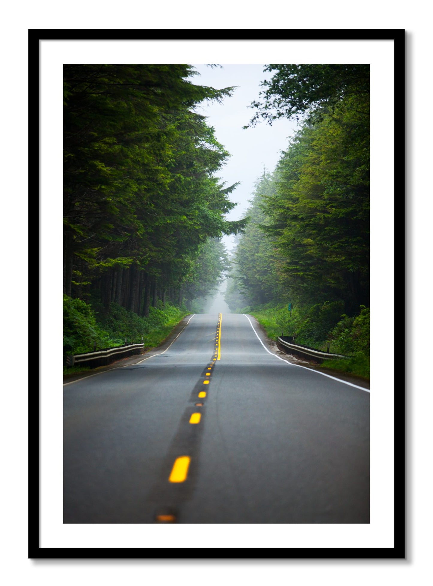 Framed photograph of North West by Dylan Ozanich, Black frame, Borders