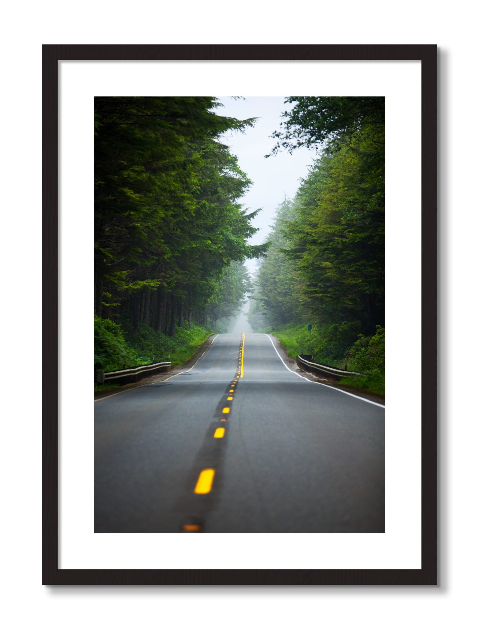 Framed photograph of North West by Dylan Ozanich, Black frame, Borders