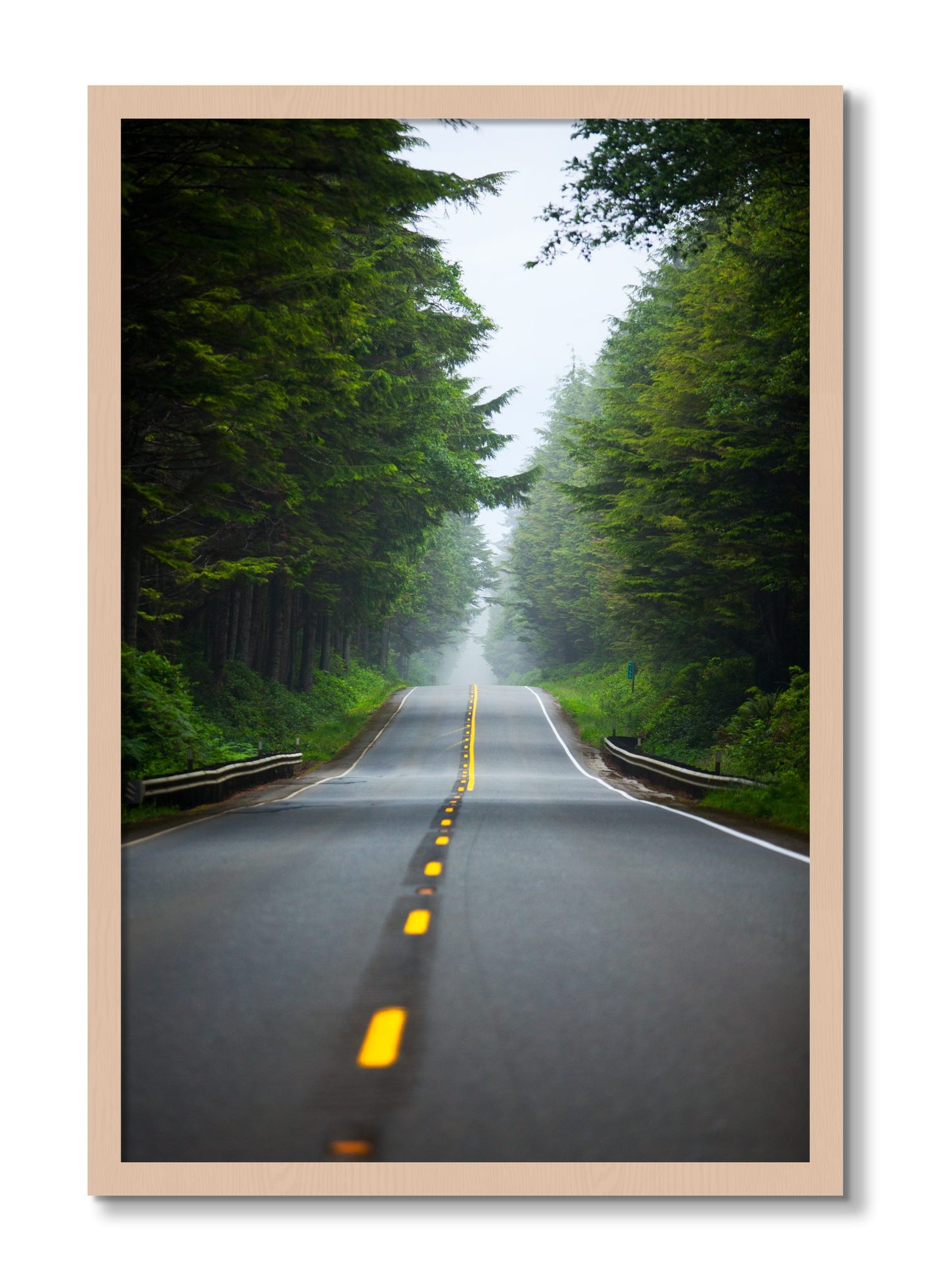 Framed photograph of North West by Dylan Ozanich, Maple frame, Full Bleed