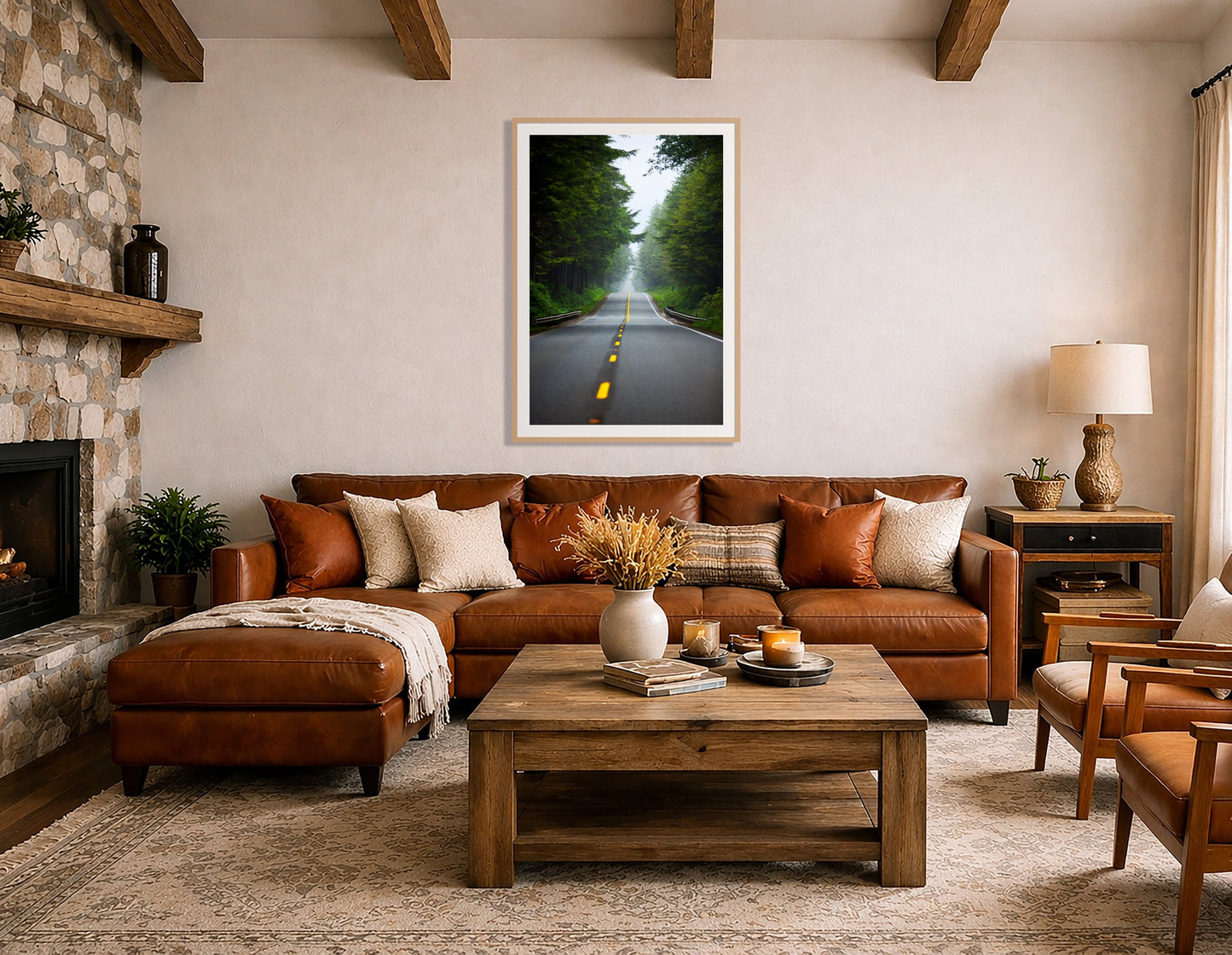 Framed photograph of North West by Dylan Ozanich displayed on a wall