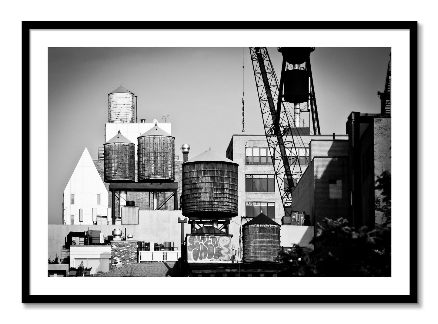 Framed photograph of NYC by Dylan Ozanich, Black frame, Borders