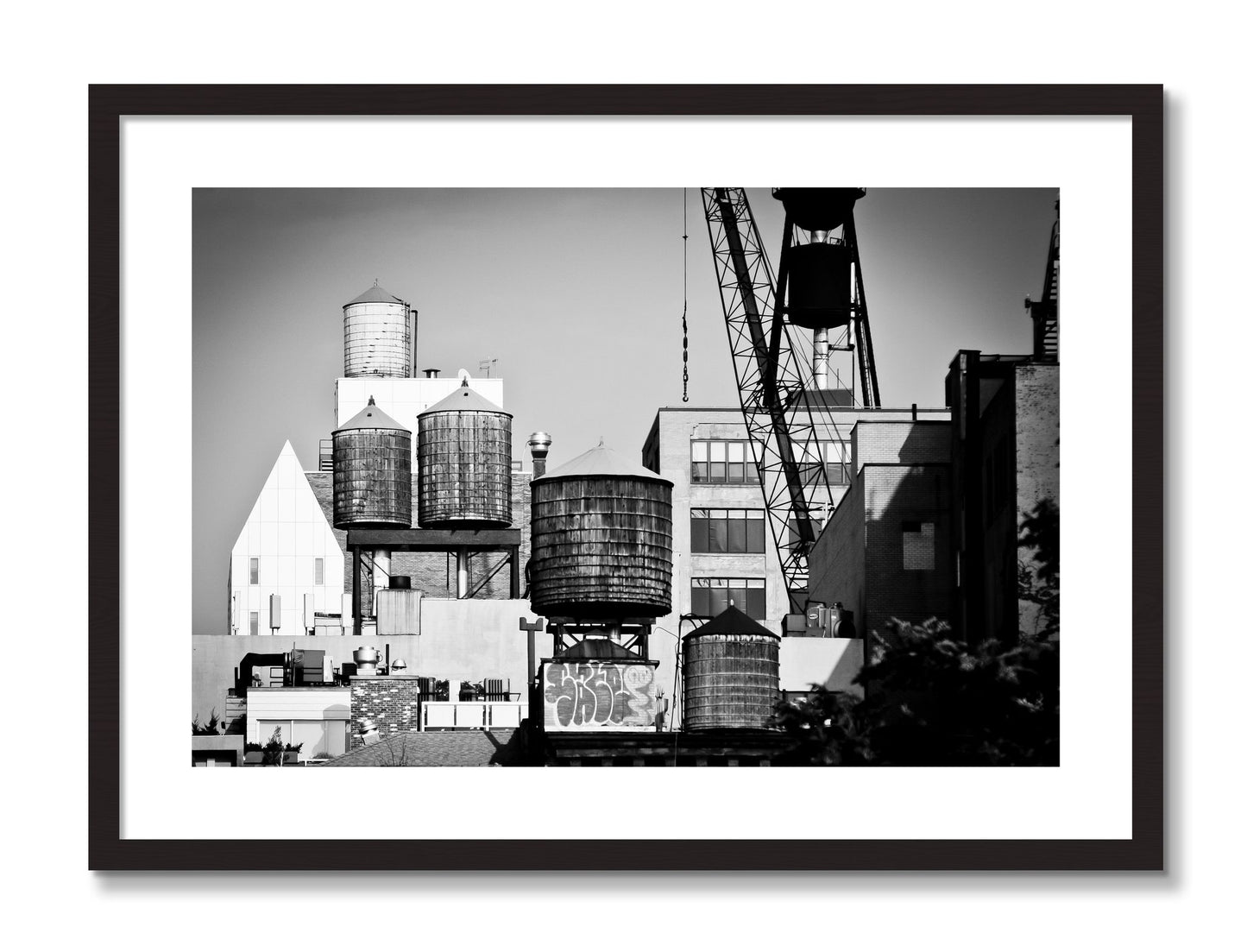 Framed photograph of NYC by Dylan Ozanich, Black frame, Borders