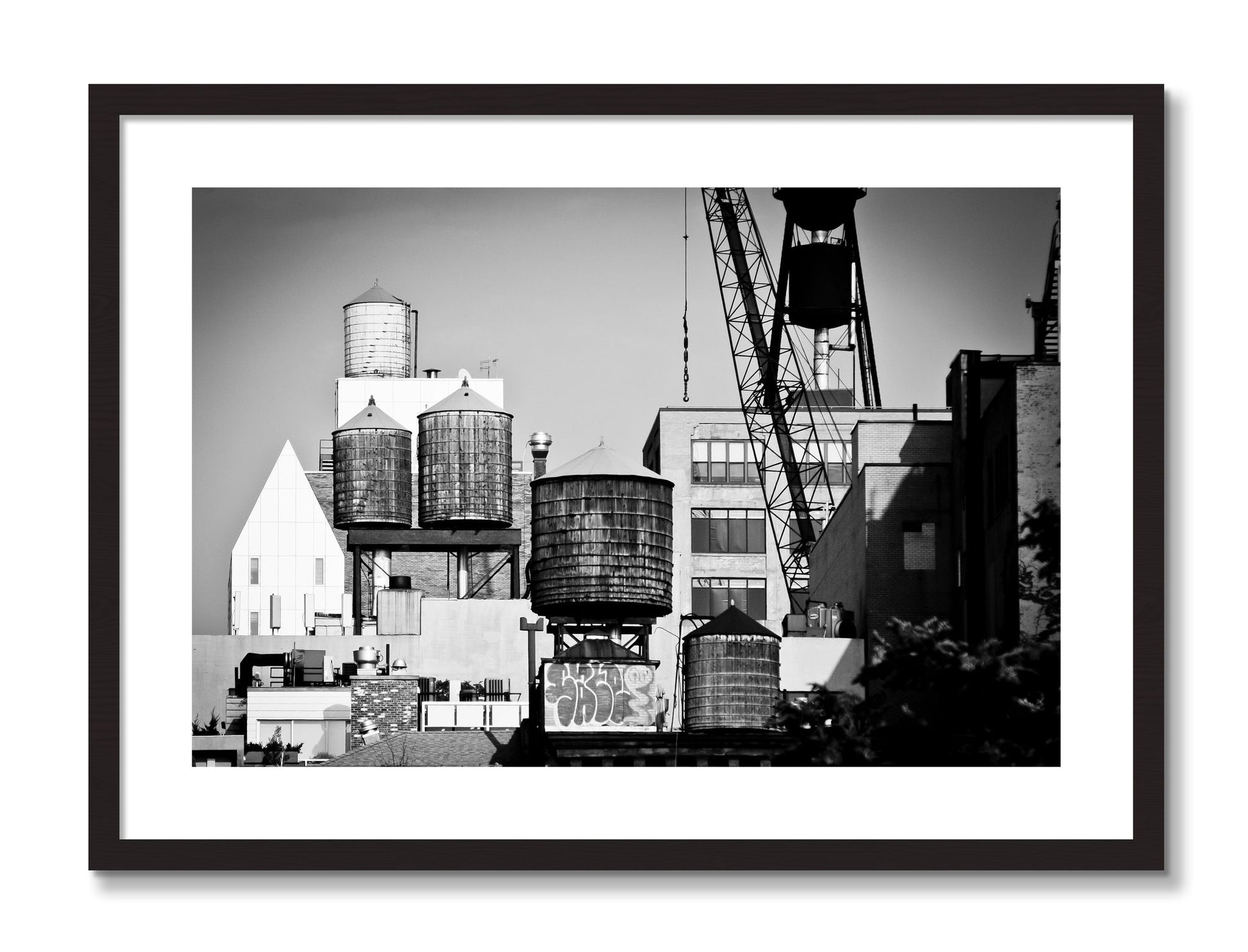 Framed photograph of NYC by Dylan Ozanich, Black frame, Borders