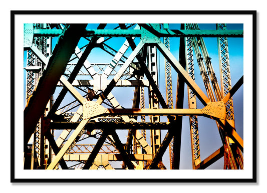 Framed photograph of Old School Cool by Dylan Ozanich, Black frame, Borders