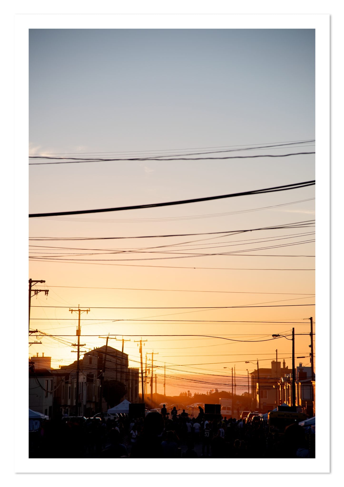Fine art print of Outer Sunset San Francisco by Dylan Ozanich, unframed
