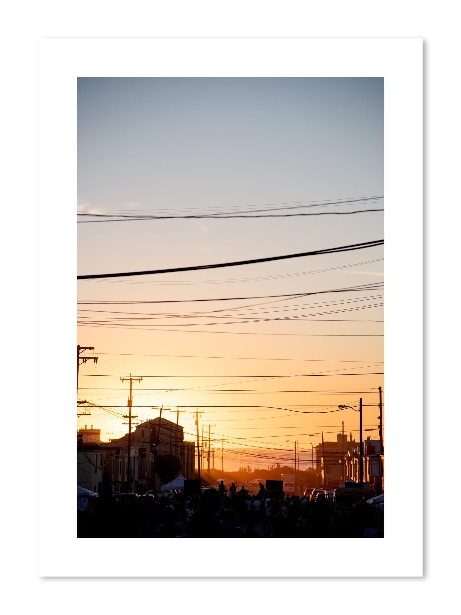 Fine art print of Outer Sunset San Francisco by Dylan Ozanich, unframed