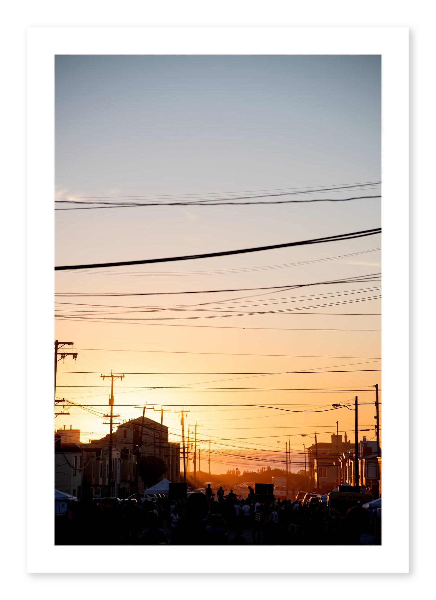 Fine art print of Outer Sunset San Francisco by Dylan Ozanich, unframed