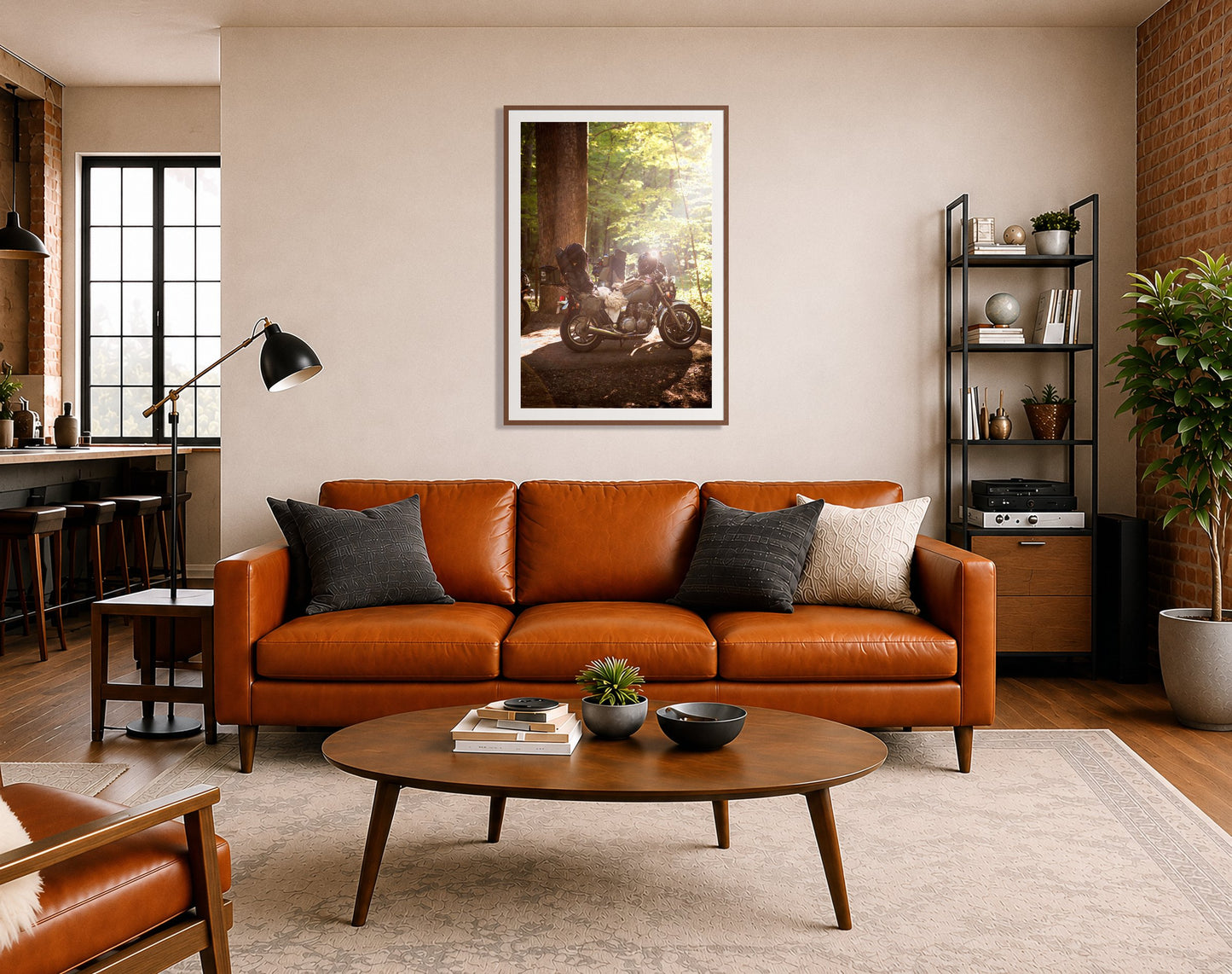 Framed photograph of Pack Up And Go by Dylan Ozanich displayed on a wall