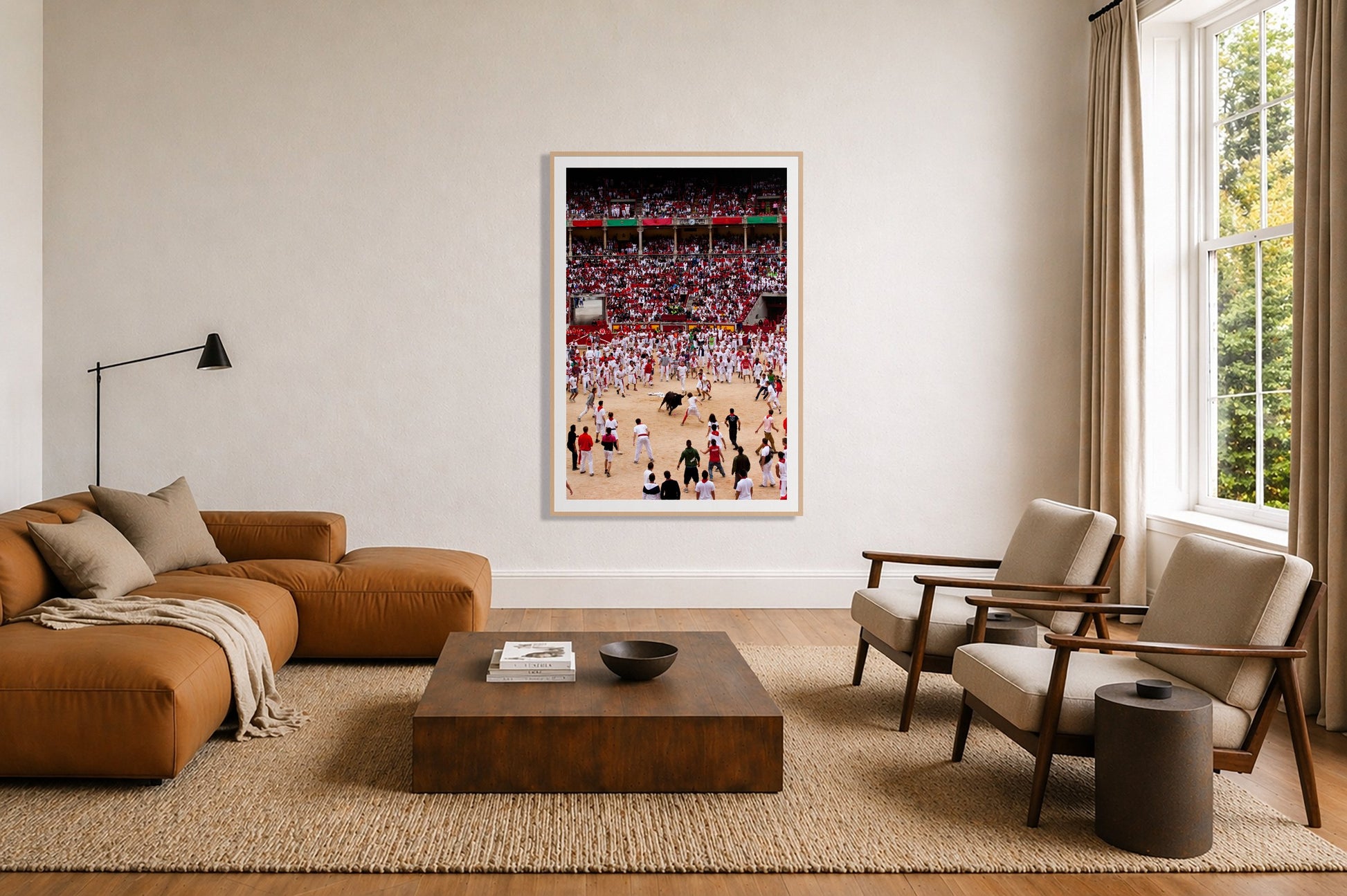 Framed photograph of Panploma by Dylan Ozanich displayed on a wall