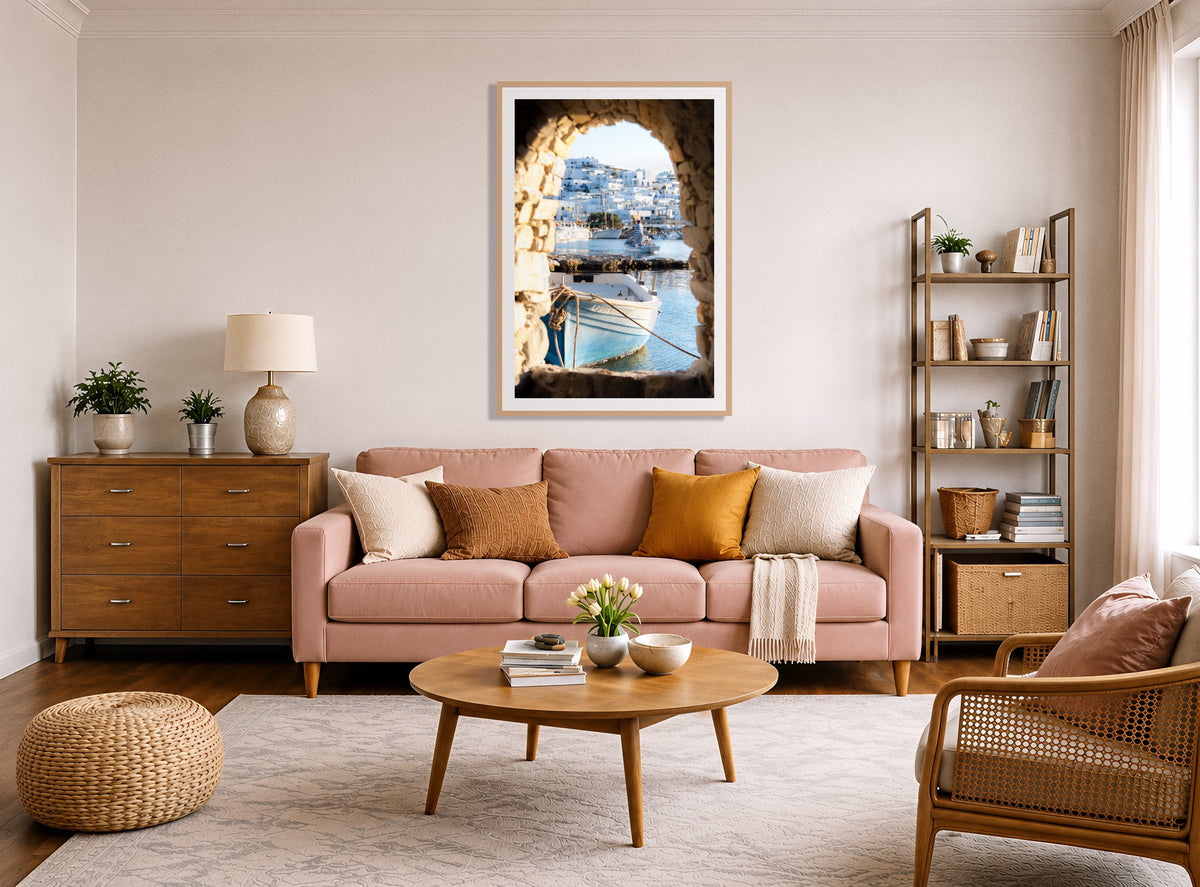 Paros Greece in a room