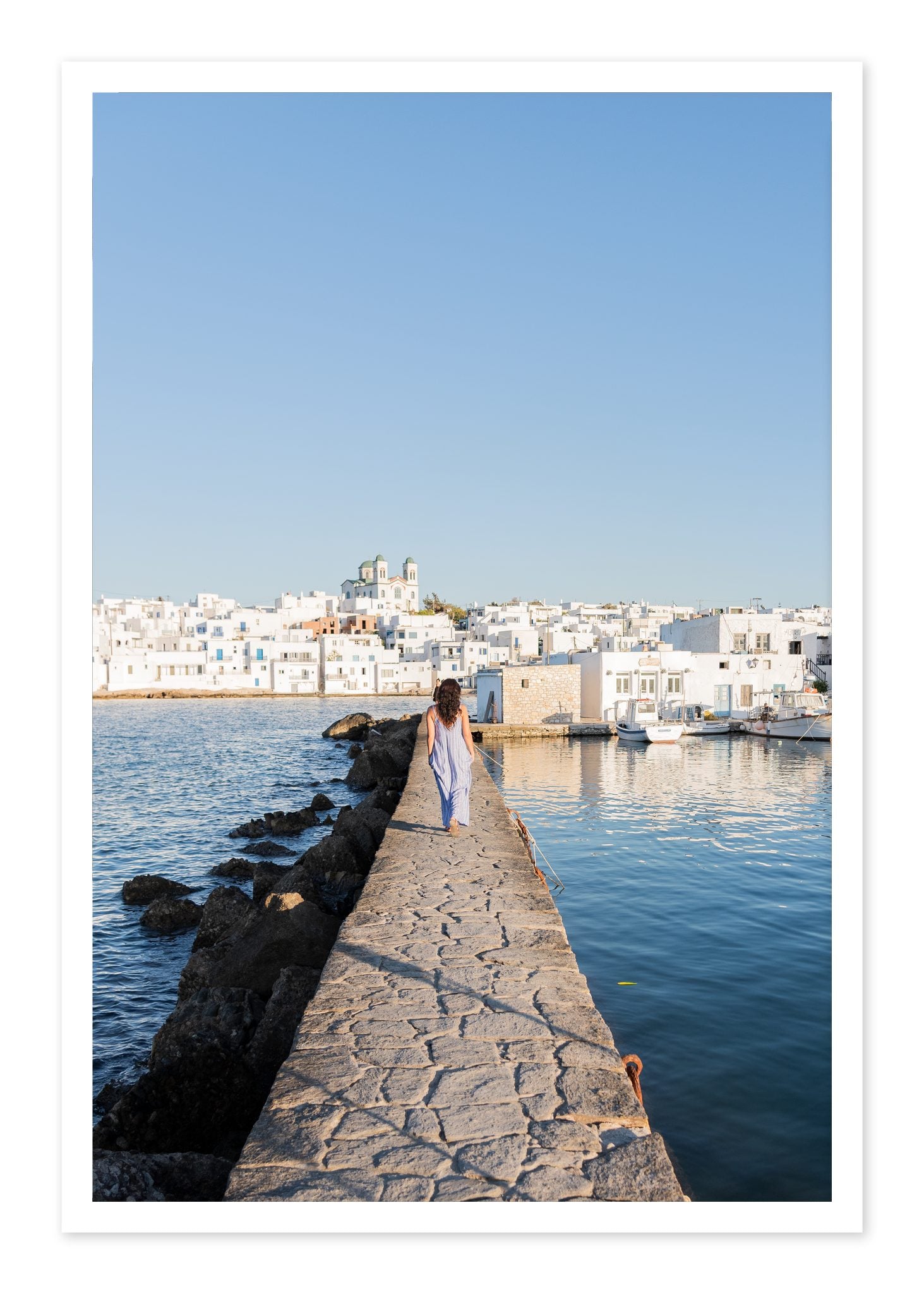 Path To Paros by Dylan Ozanich, 48×72 Fine Art Pigment Print on Hahnemühle Cotton Rag Paper, unframed
