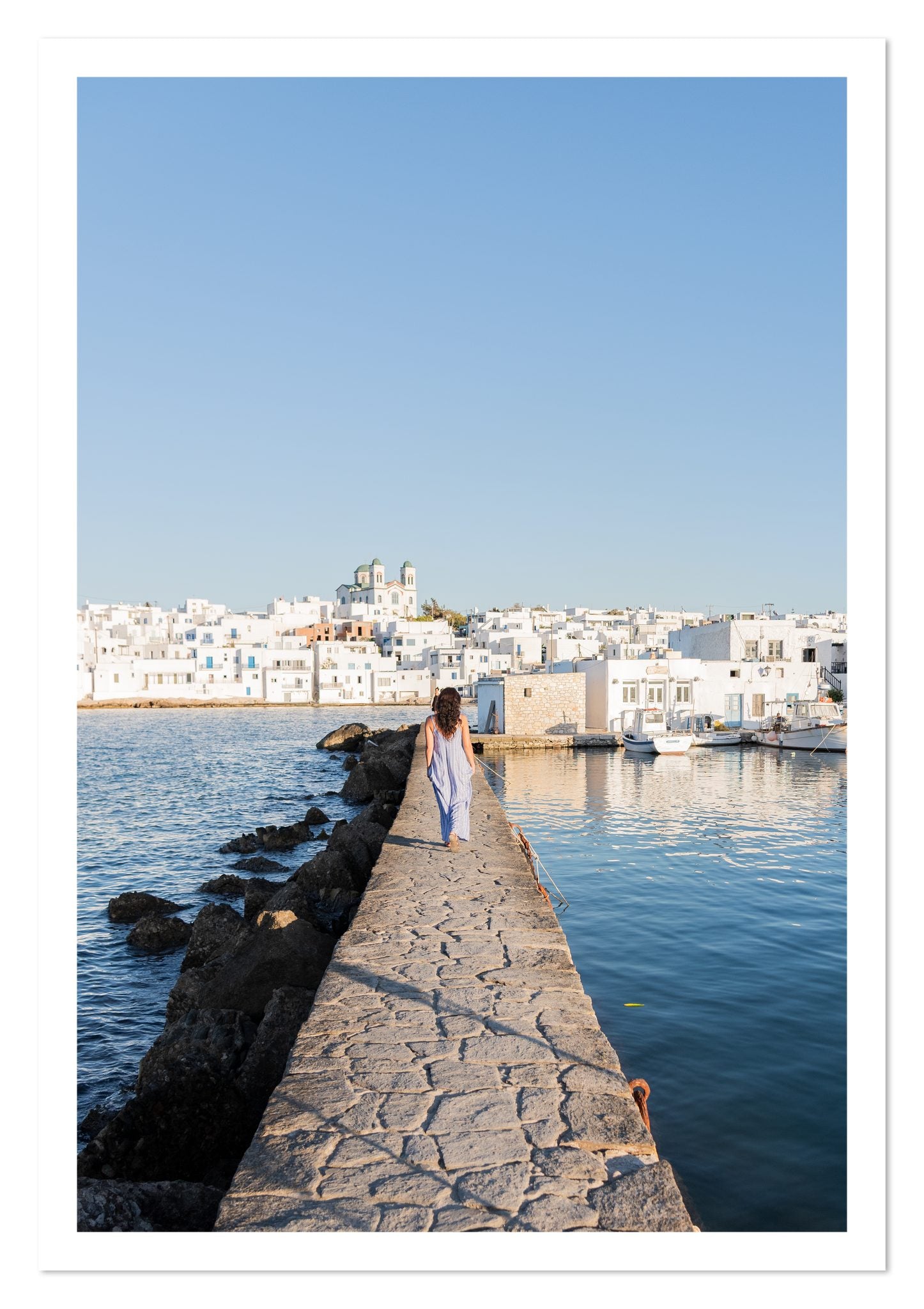 Fine art print of Path To Paros by Dylan Ozanich, unframed