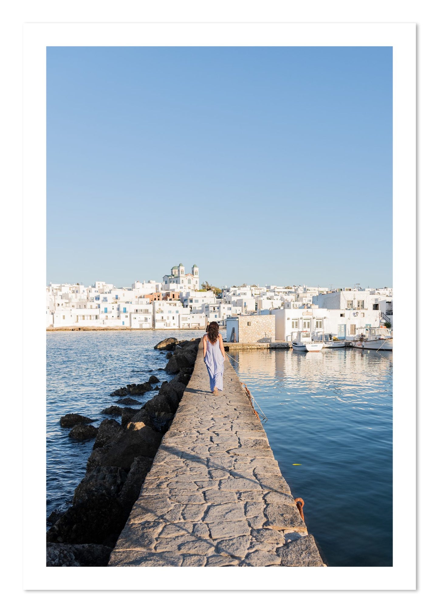 Fine art print of Path To Paros by Dylan Ozanich, unframed